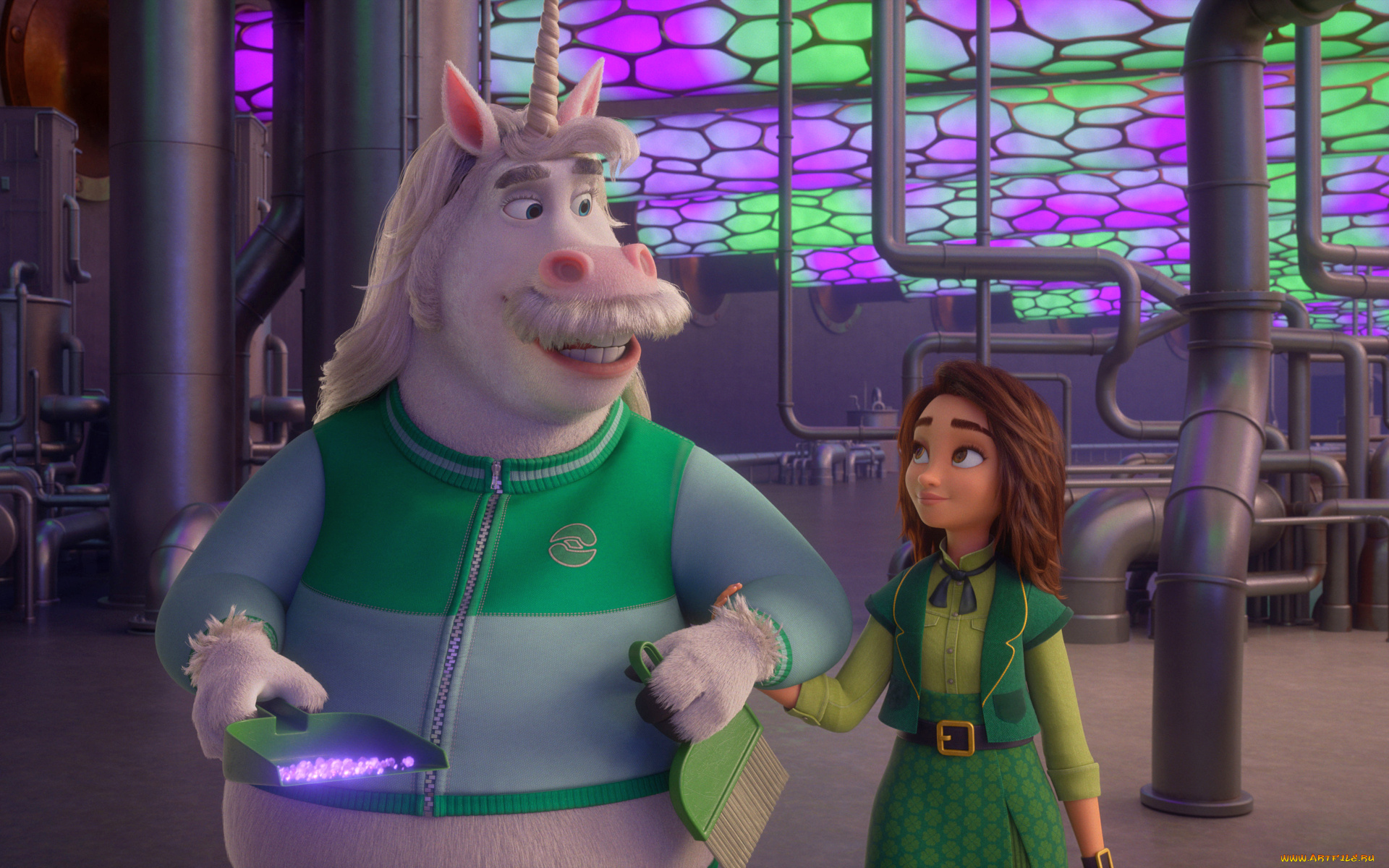 luck, ||, 2022, мультфильмы, luck, jeff, the, unicorn, sam, greenfield, мультфильм, персонаж, удача