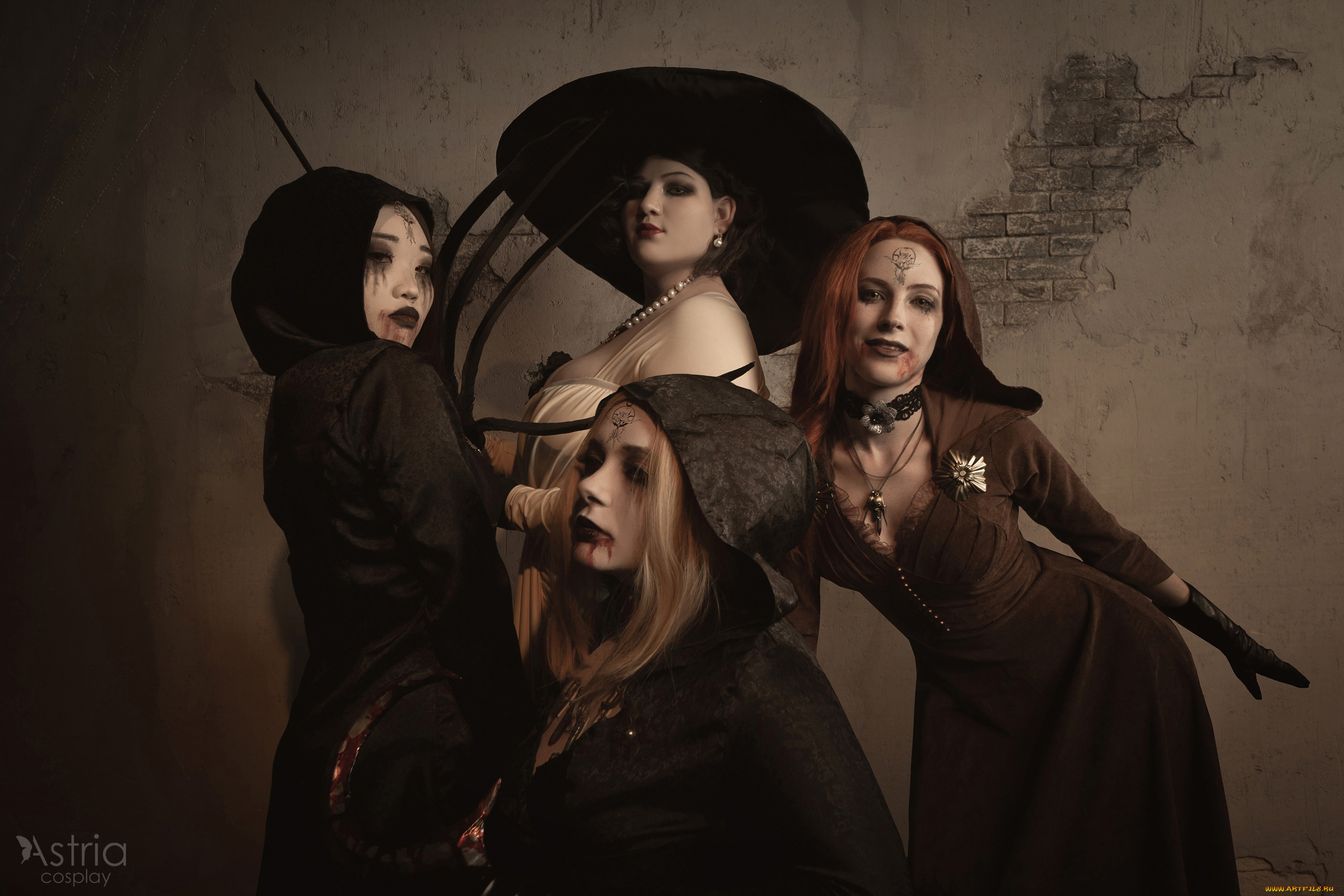 девушки, -, креатив, , косплей, леся, шинджу, дарья, ким, анастасия, куприянова, костюмы