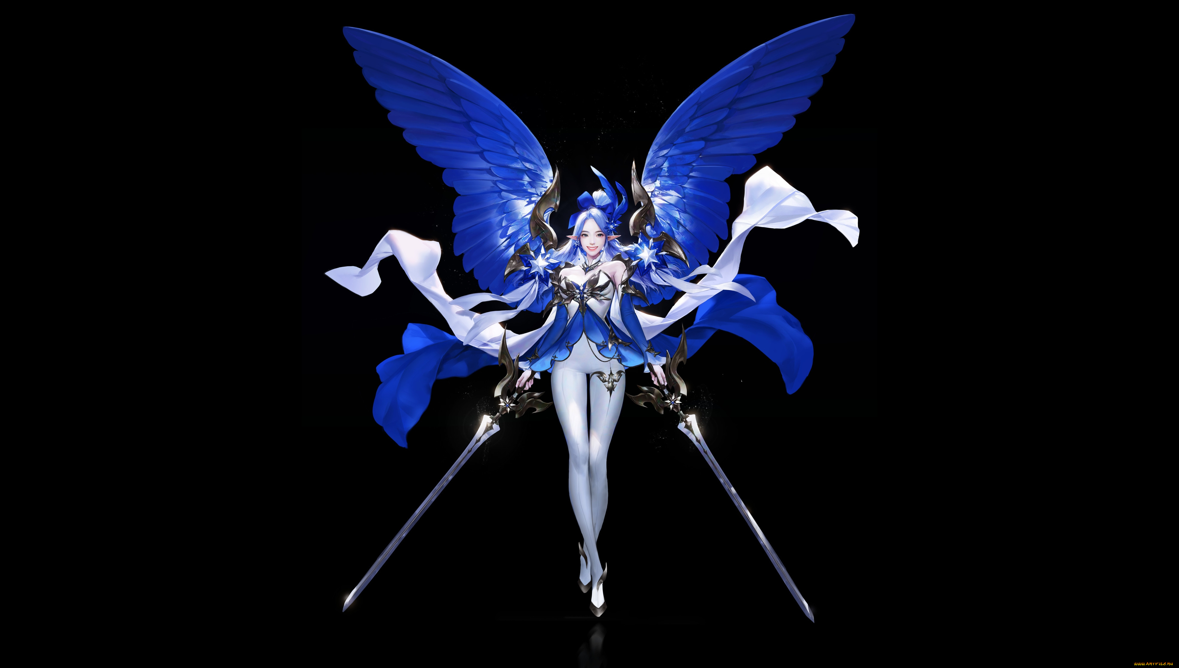 фэнтези, ангелы, девушка