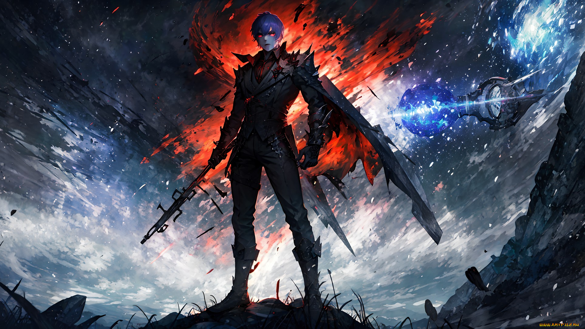 аниме, оружие, , техника, , технологии, нейросети, графика, нейроарт, ai, art, нейронные, сети, рисунки, нейро, искусство