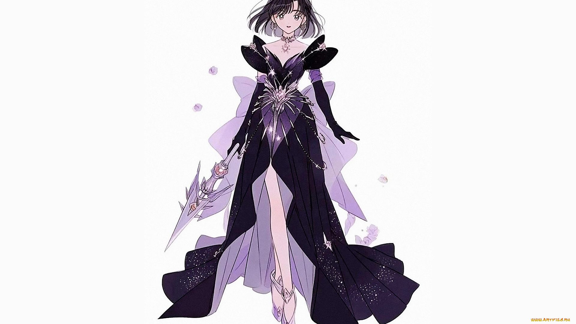 аниме, sailor, moon, девушка, наряд, оружие