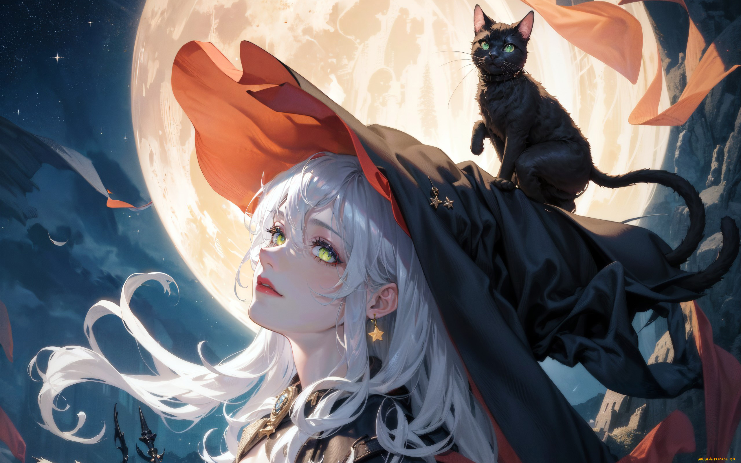 аниме, магия, , колдовство, , halloween, нейросети, графика, нейроарт, ai, art, нейронные, сети, рисунки, нейро, искусство