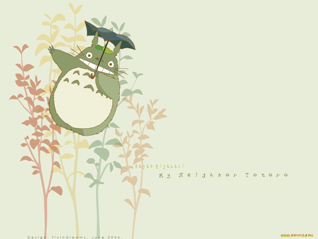 аниме, my, neighbor, totoro