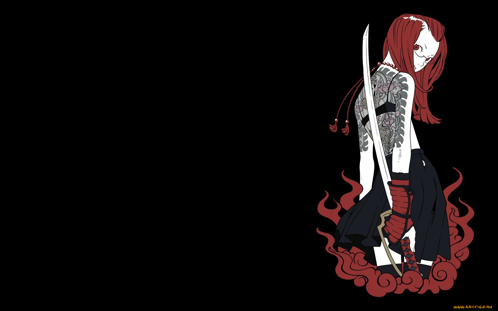 аниме, ugetsu, hakua, artbook