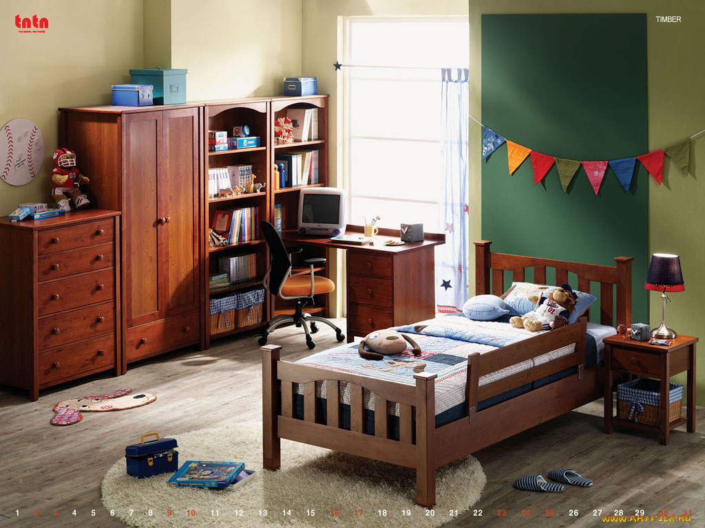 интерьер, детская, комната