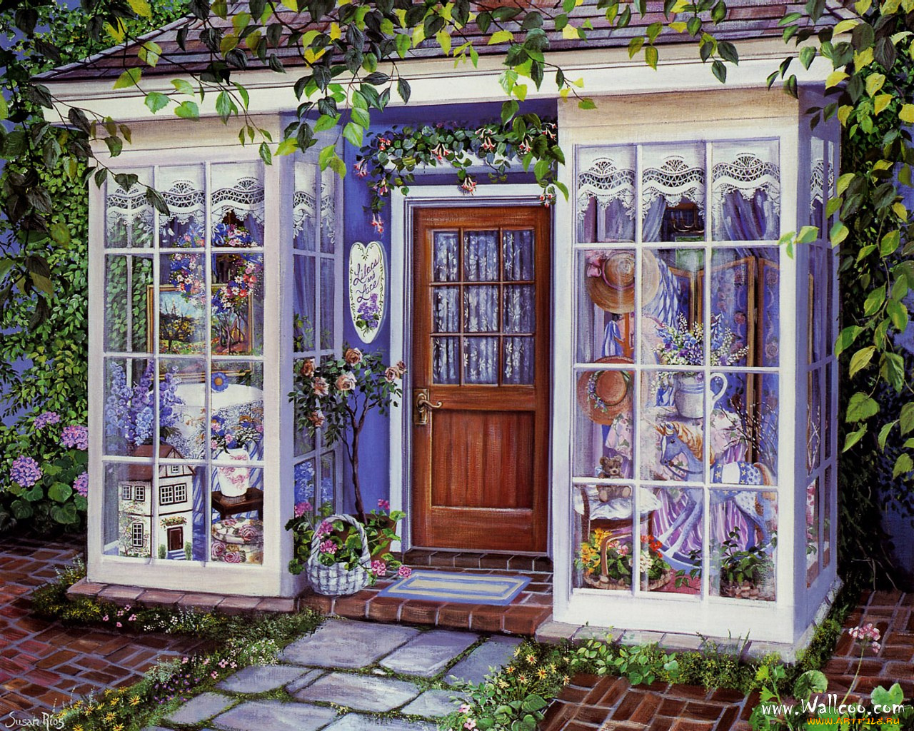 susan, rios, рисованные, города