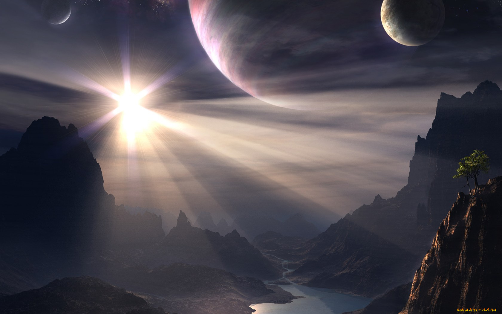 3д, графика, nature, landscape, природа