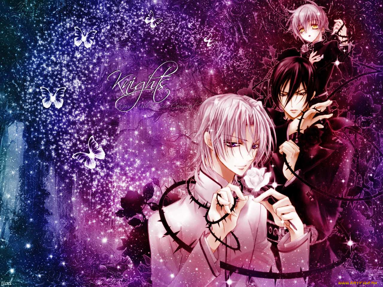 kiss, of, rose, princess, аниме