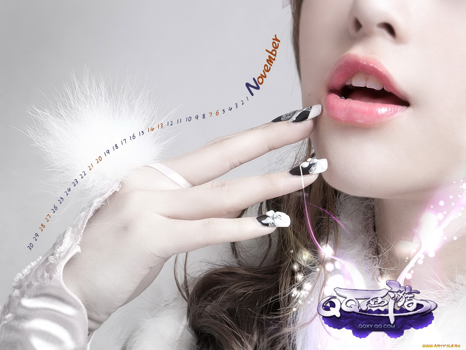календари, девушки