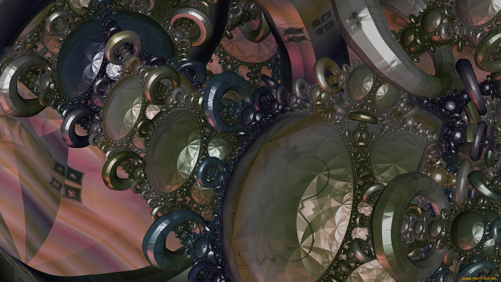 3д, графика, fractal, фракталы, фрактал