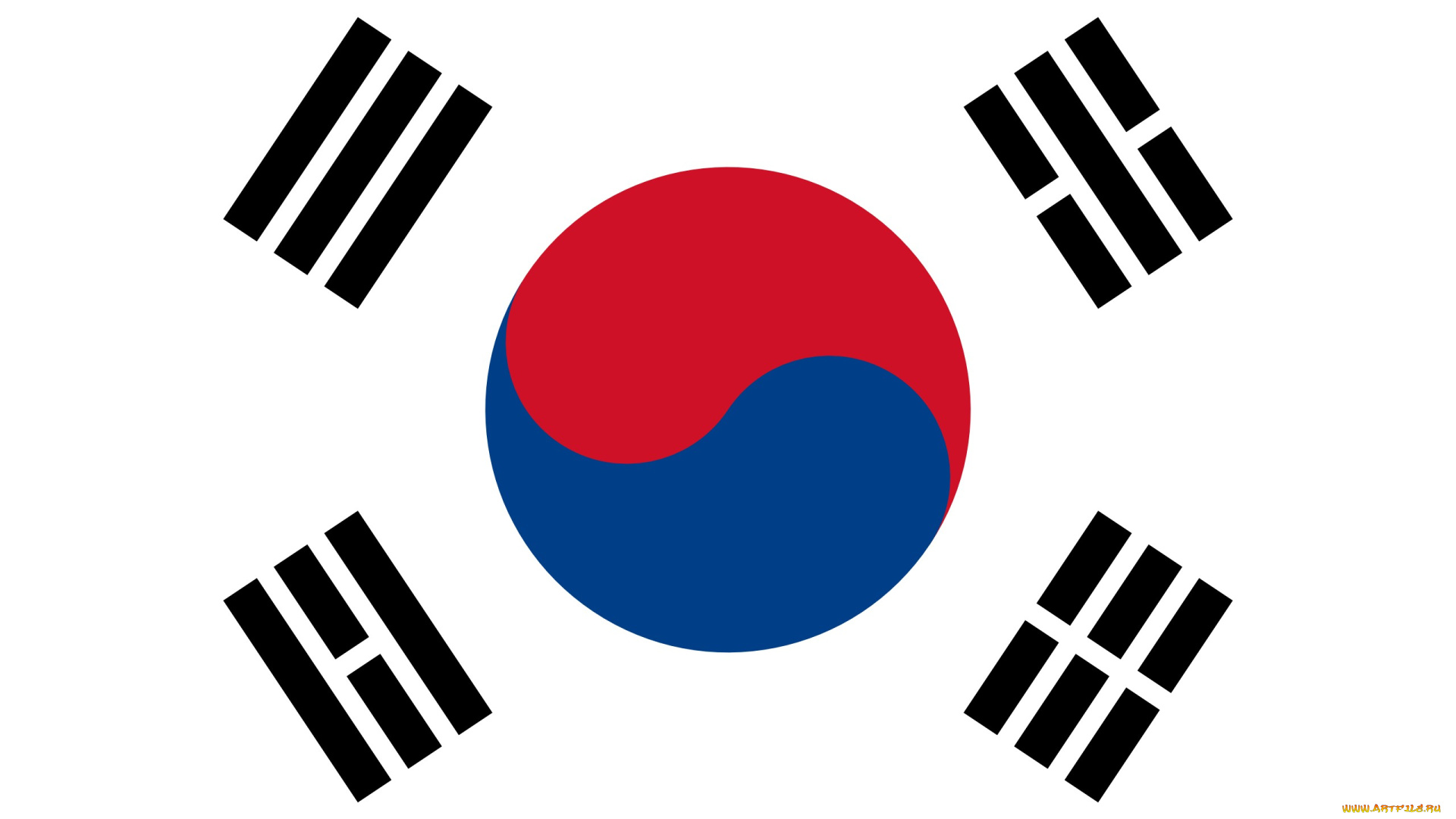 южная, корея, разное, флаги, гербы, инь, и, янь