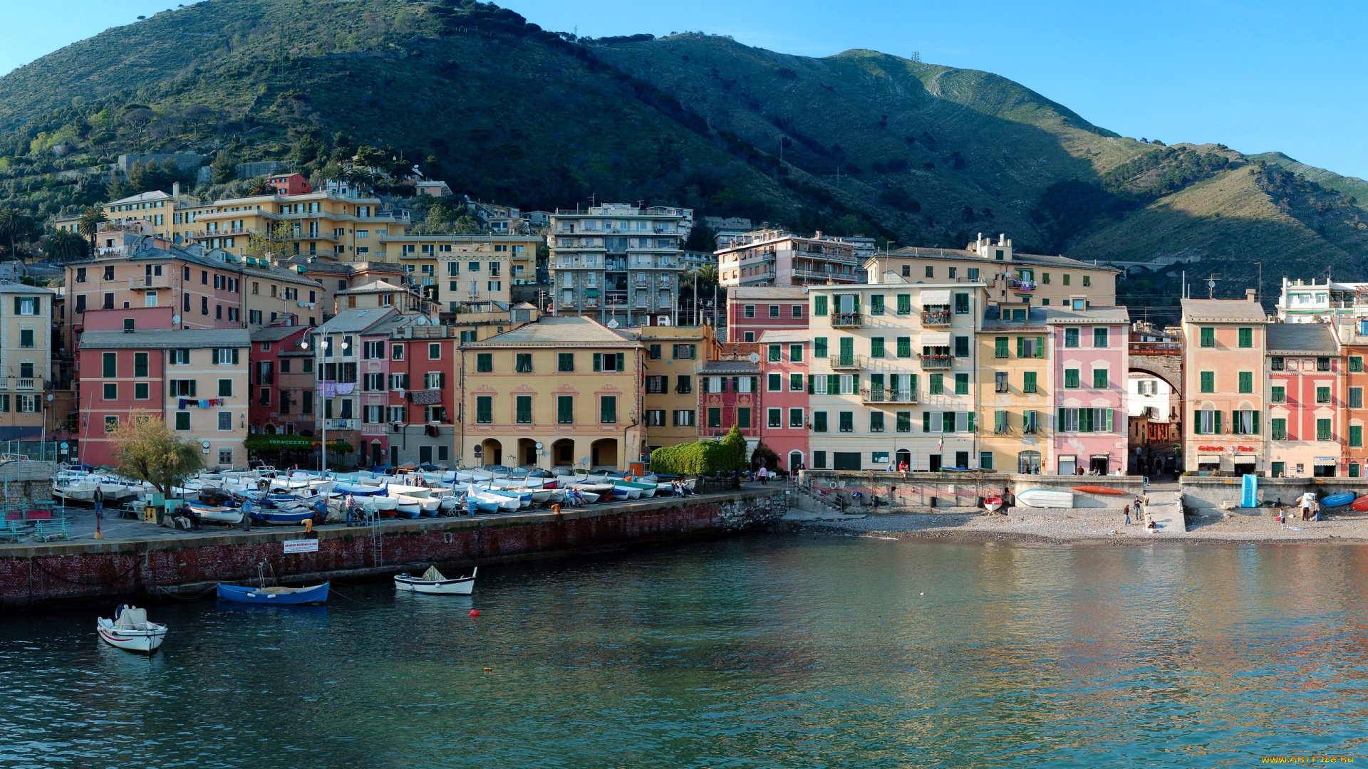 италия, лигурия, генуя, города, амальфийское, лигурийское, побережье