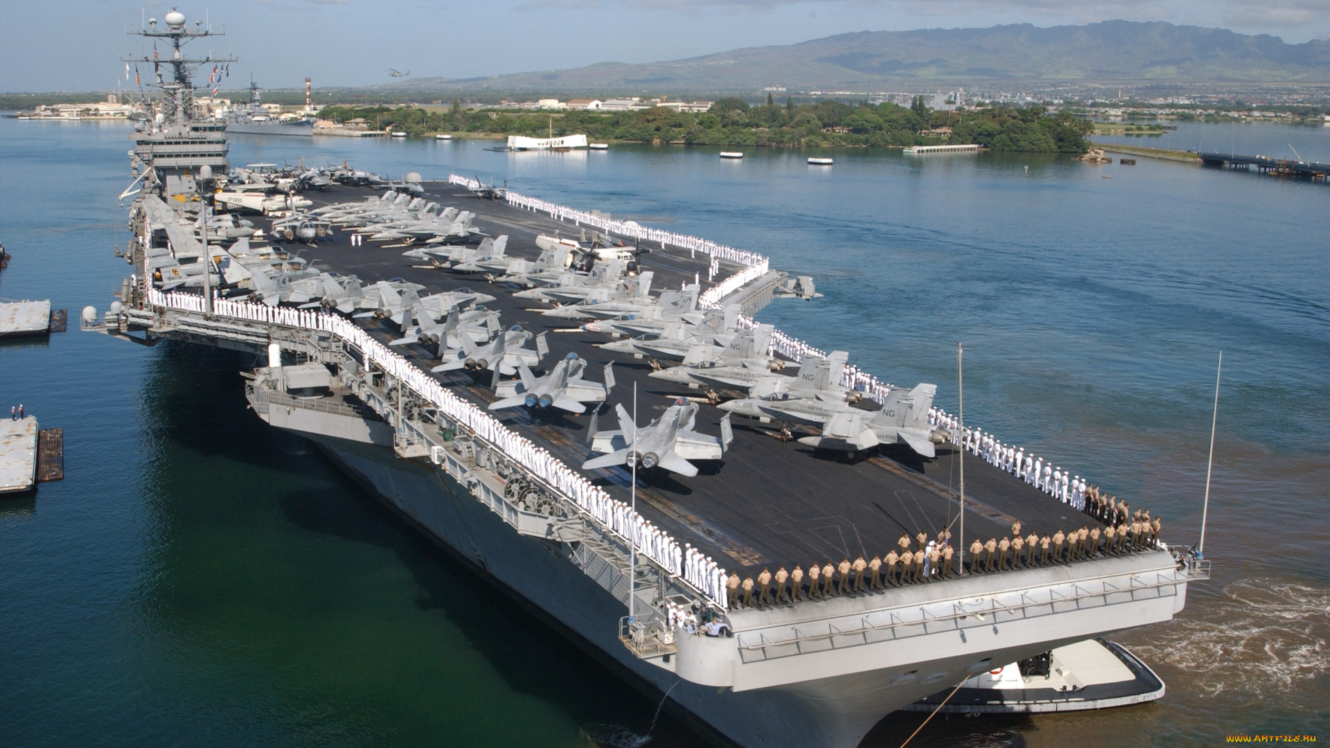 us, navy, aircraft, carrier, корабли, авианосцы, вертолётоносцы, авианосец, самолеты, палуба, команда