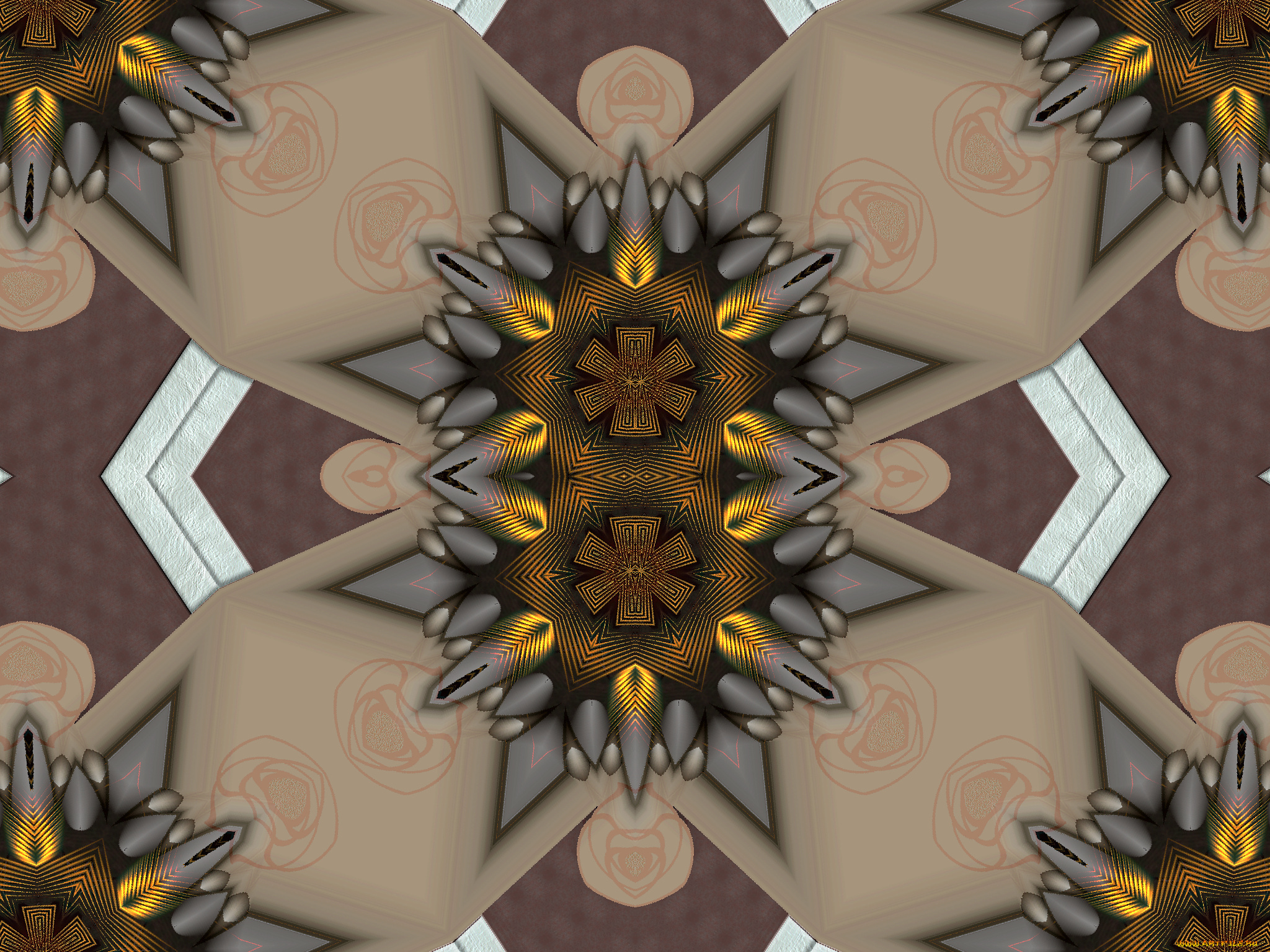 3д, графика, fractal, фракталы, цвета, узор, фон