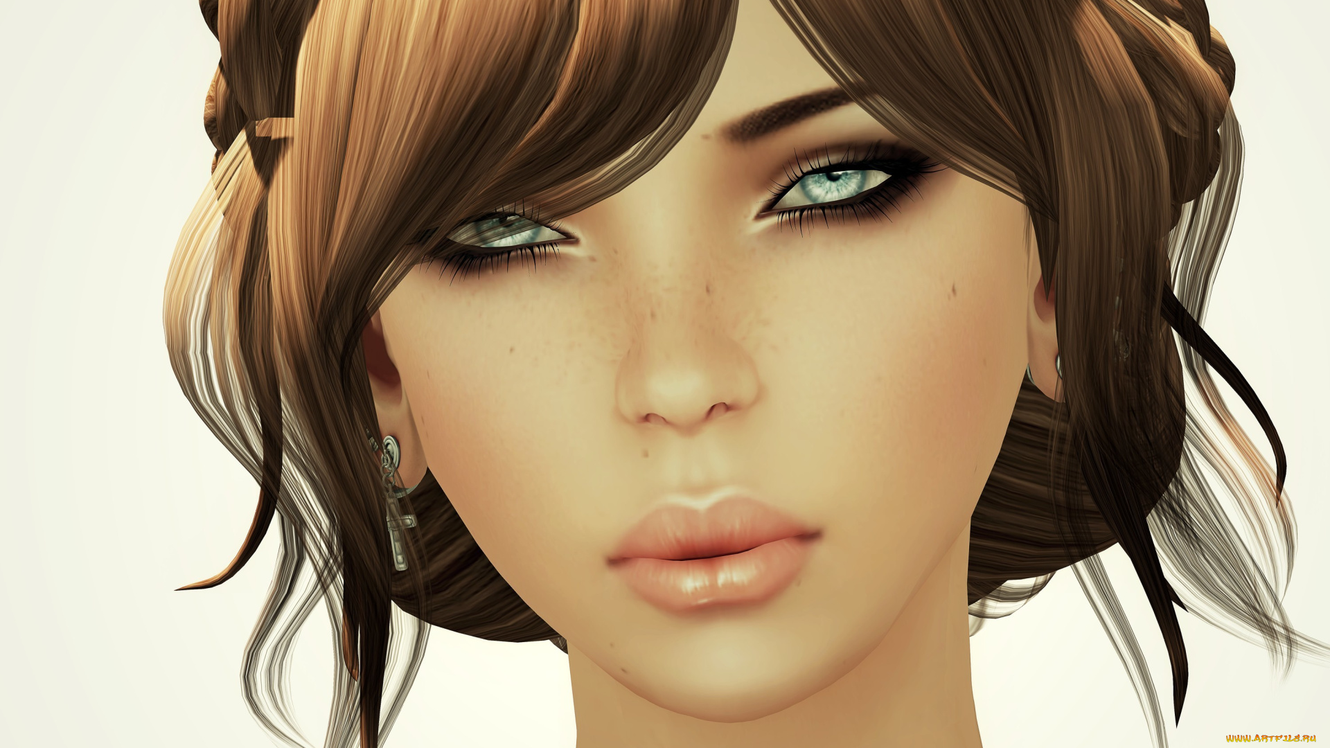 3д, графика, portraits, портрет, лицо