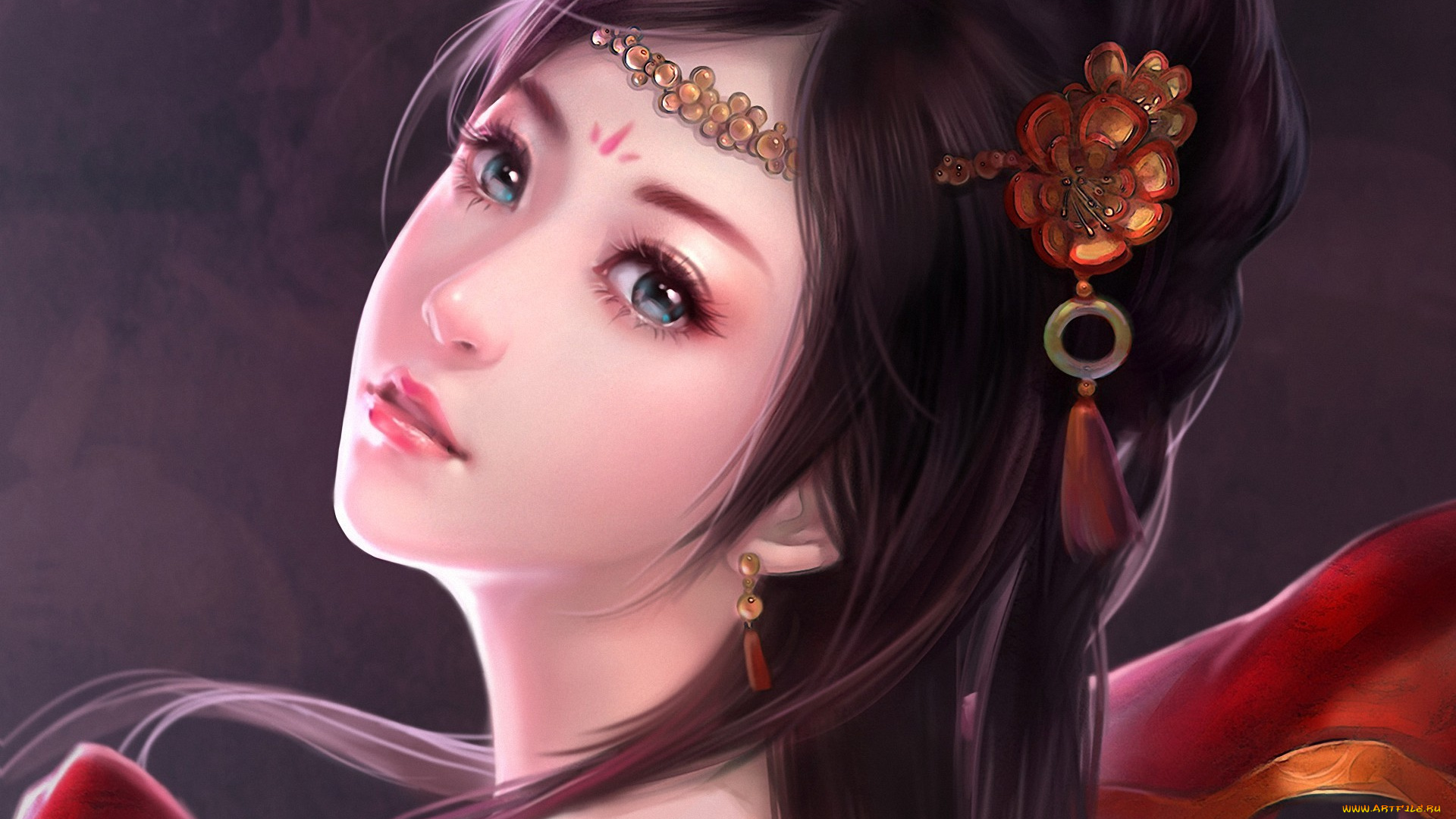 фэнтези, девушки, взгляд