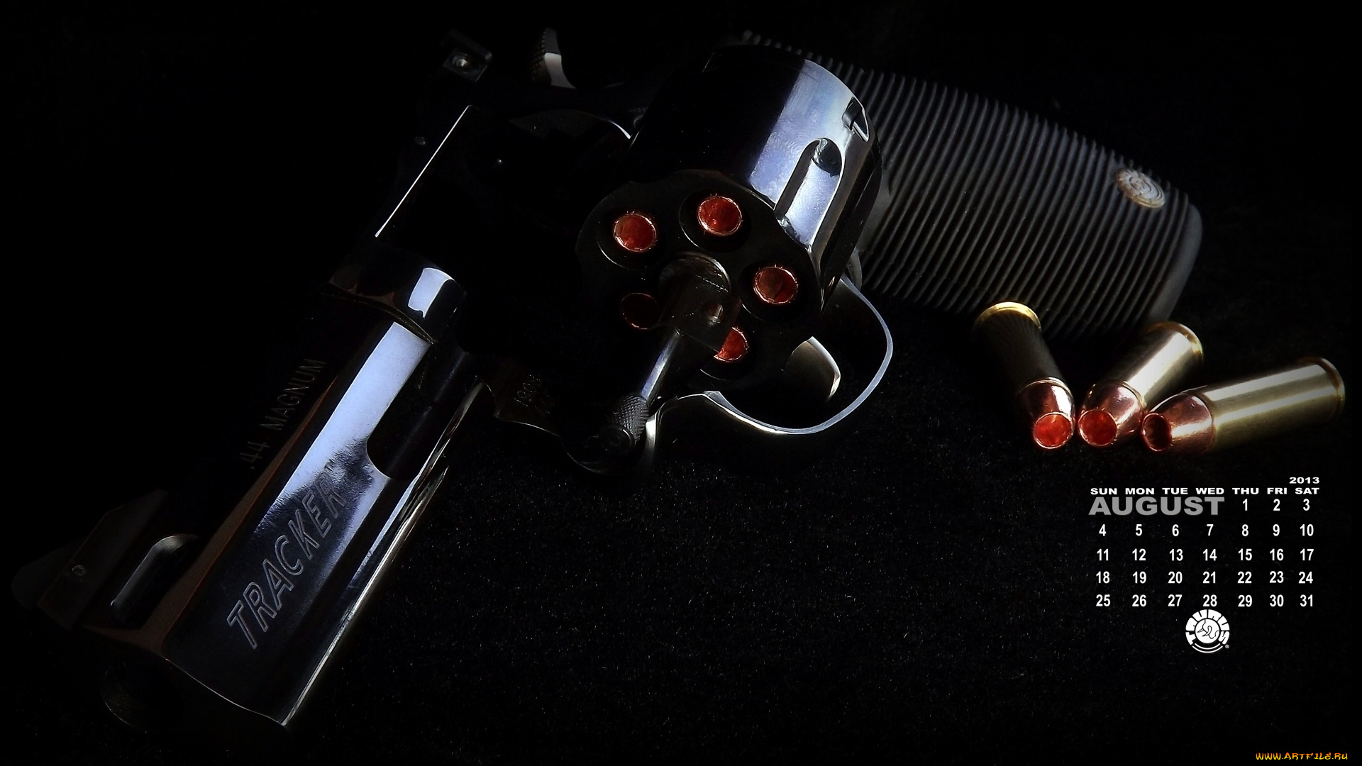 календари, оружие, револьвер