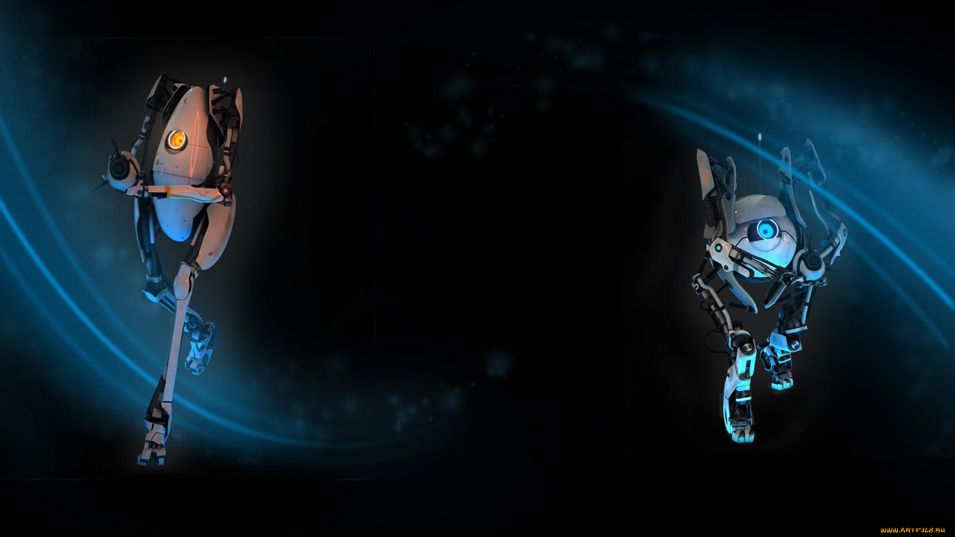 видео, игры, portal, роботы