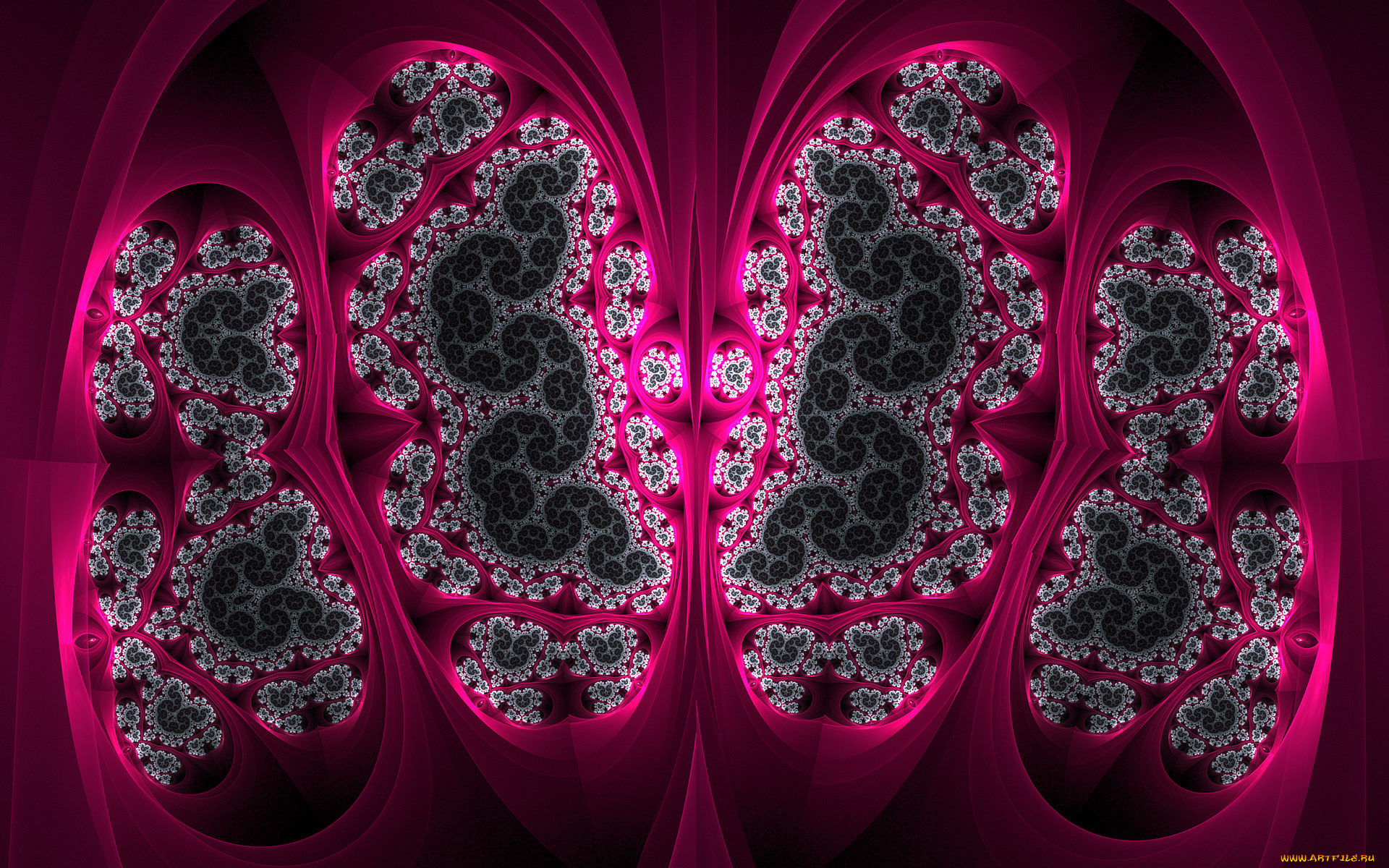 3д, графика, fractal, фракталы, узор