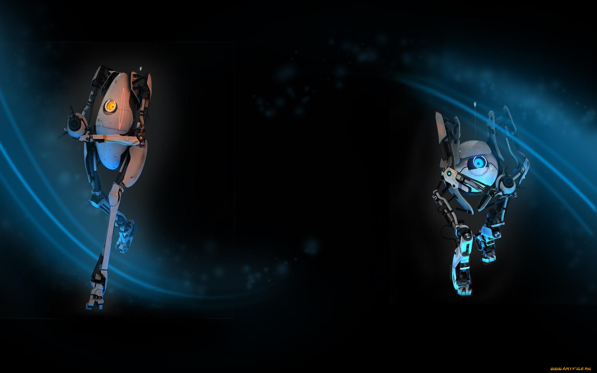 видео, игры, portal, роботы