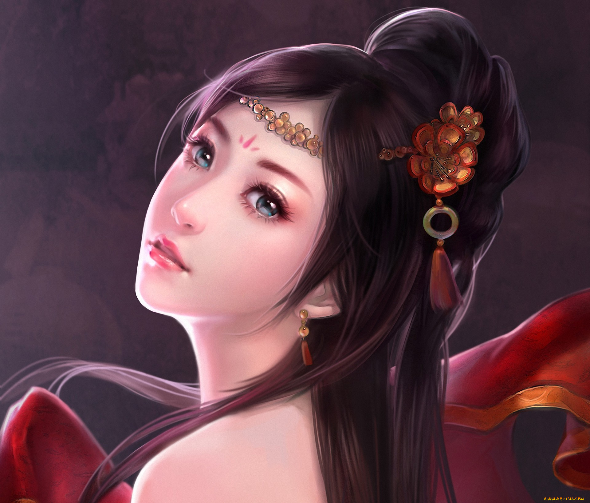 фэнтези, девушки, взгляд