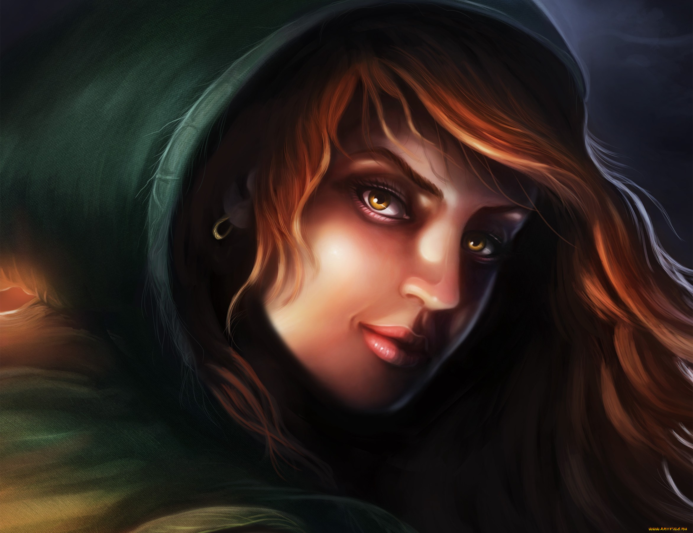 фэнтези, девушки, взгляд, девушка