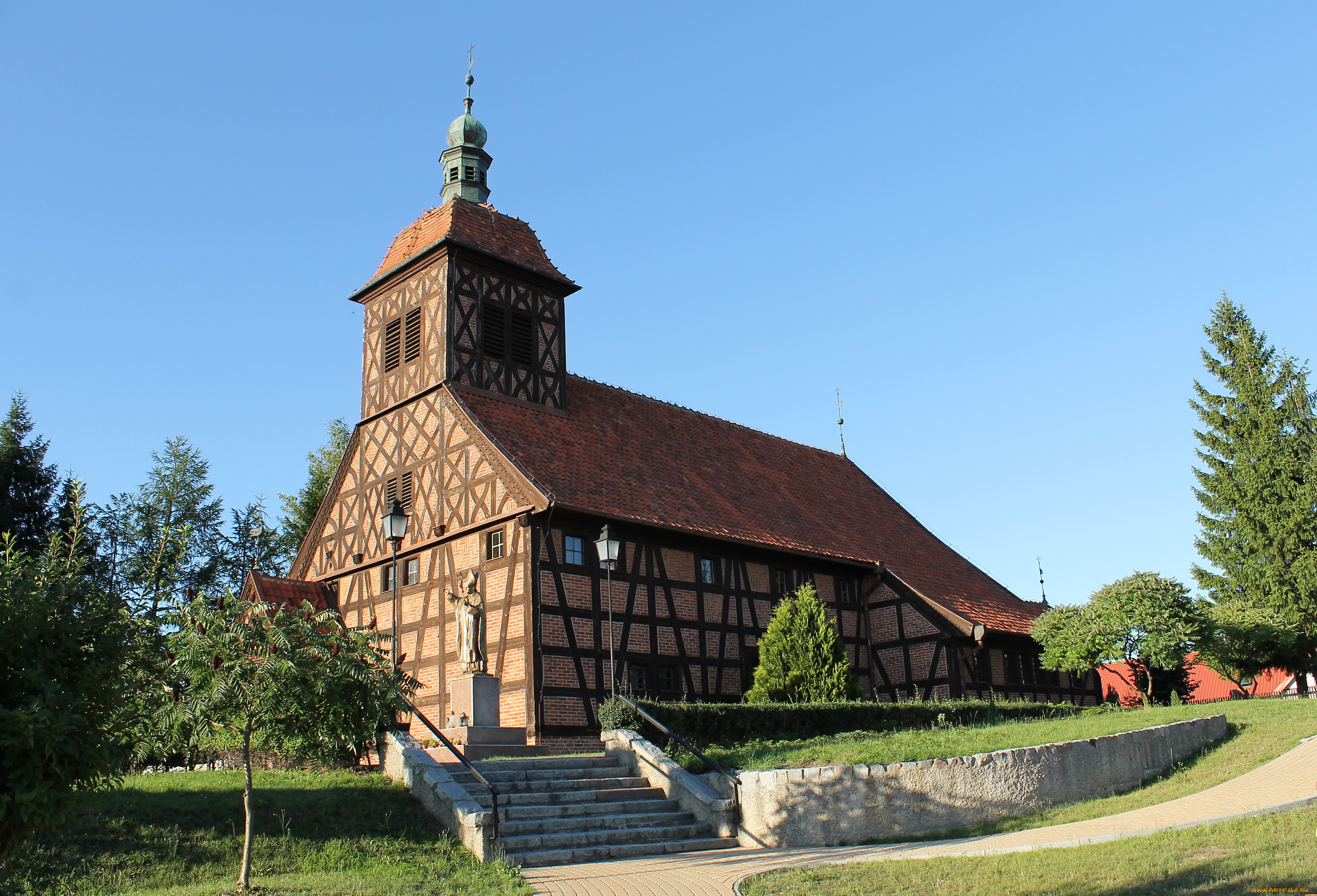 костел, sw, doroty, elblag, польша, города, католические, соборы, костелы, аббатства, ландшафт