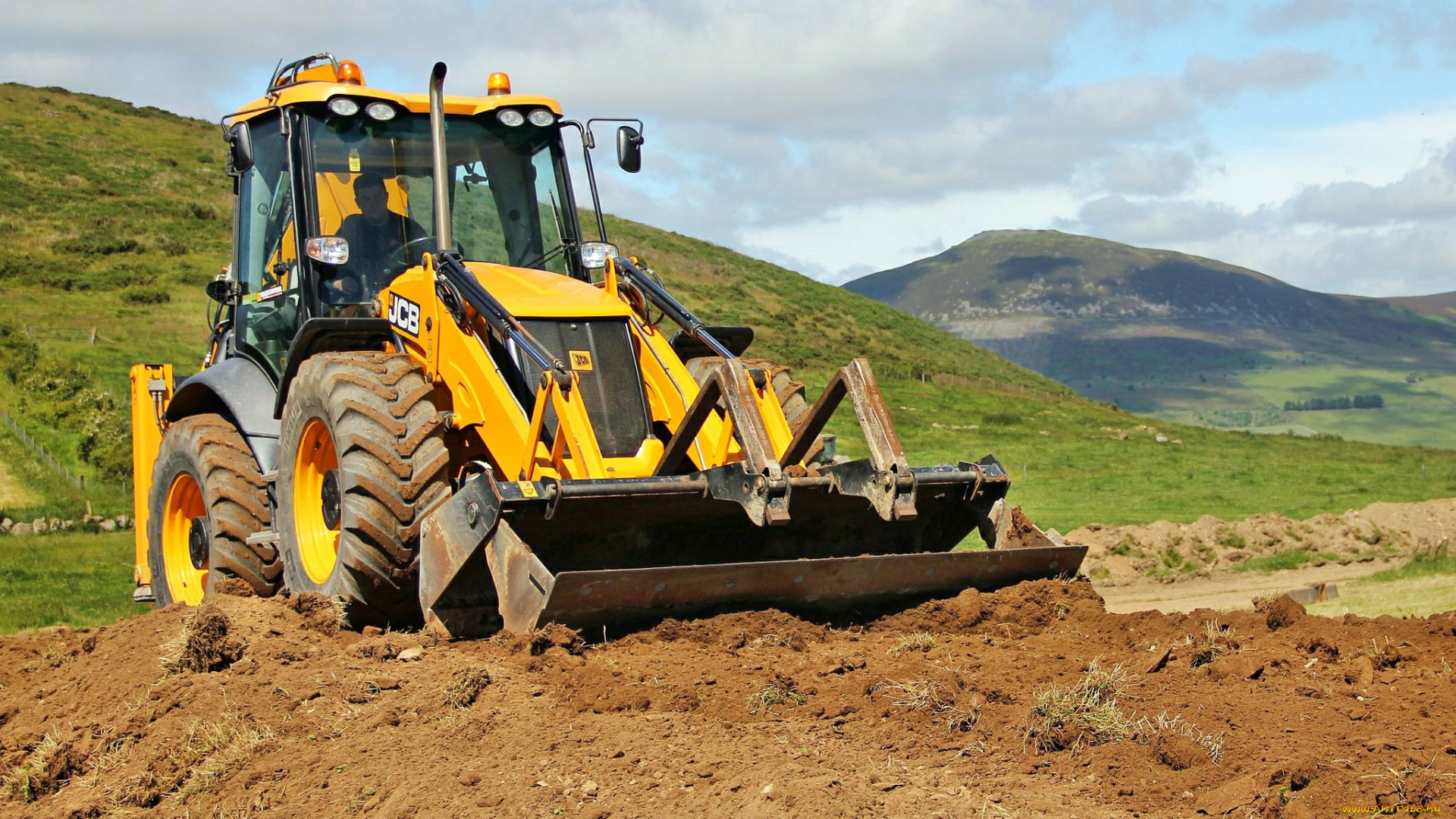 техника, фронтальные, погрузчики, ковш, трактор
