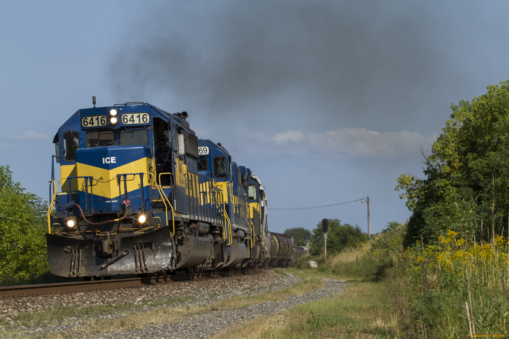 техника, поезда, рельсы, состав, локомотив, дорога, железная