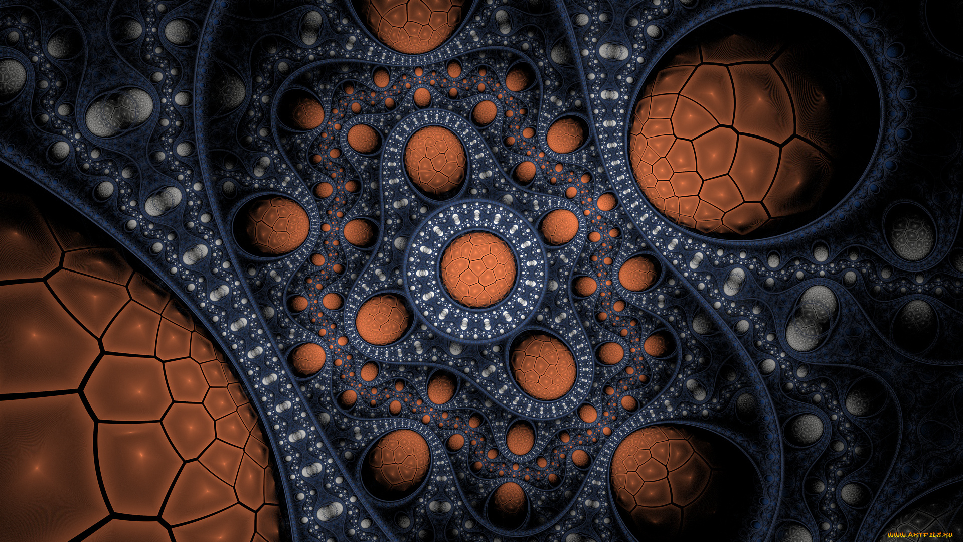 3д, графика, фракталы, , fractal, цвета, фон, узор