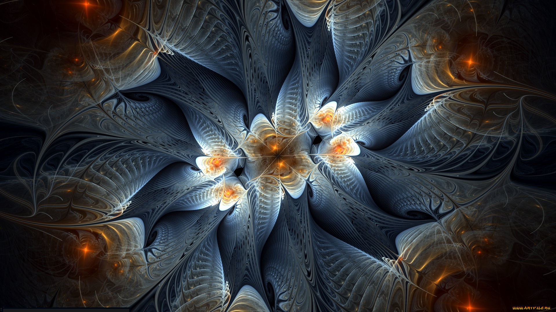 3д, графика, фракталы, , fractal, узор, цвета, фон