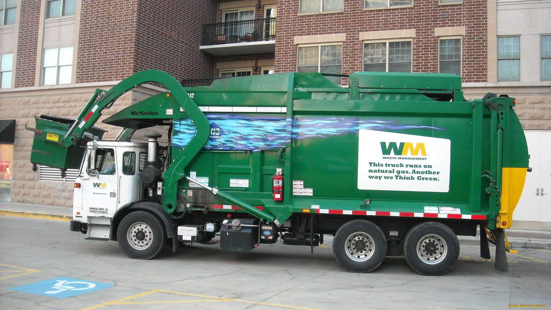 автомобили, мусоровозы, мусорщик