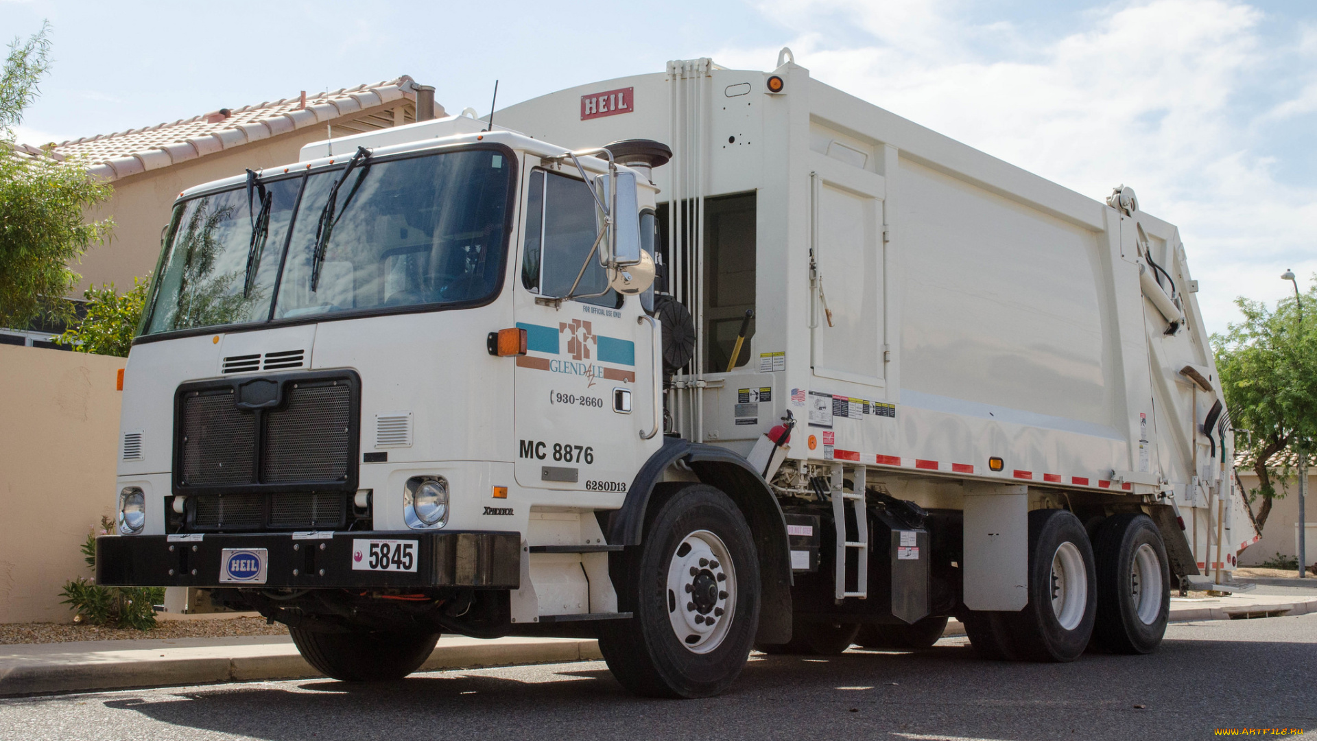 автомобили, мусоровозы, мусорщик