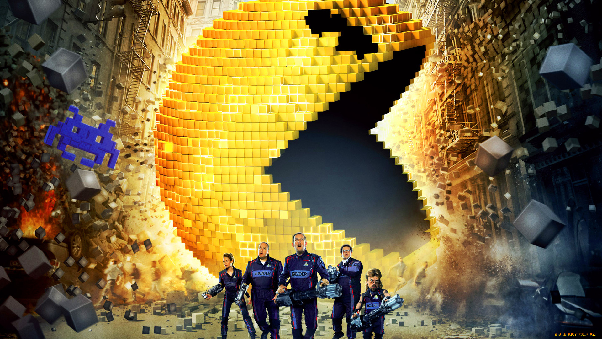 pixels, кино, фильмы, пиксели