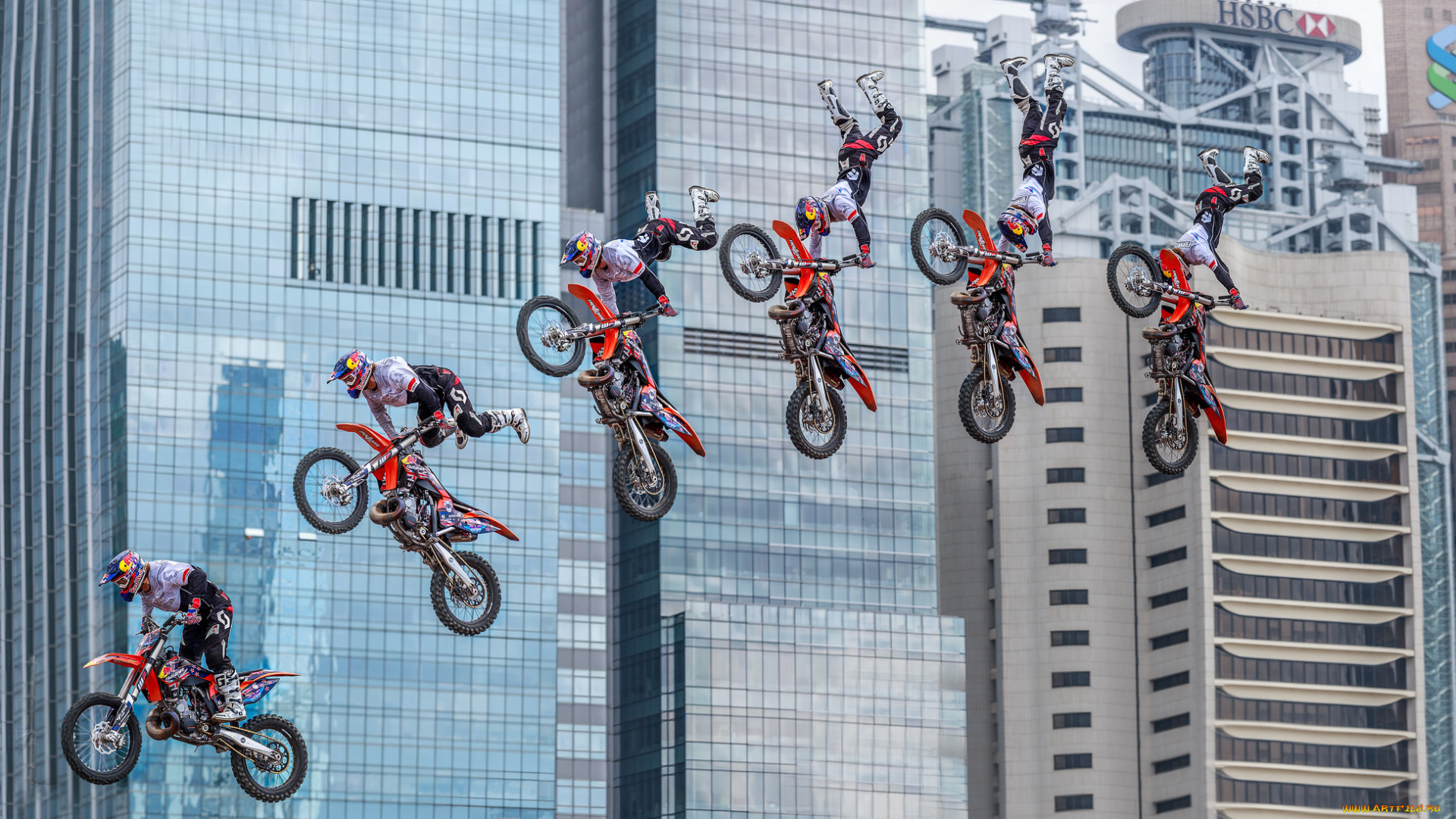 спорт, мотоспорт, байк, гонщик, прыжок