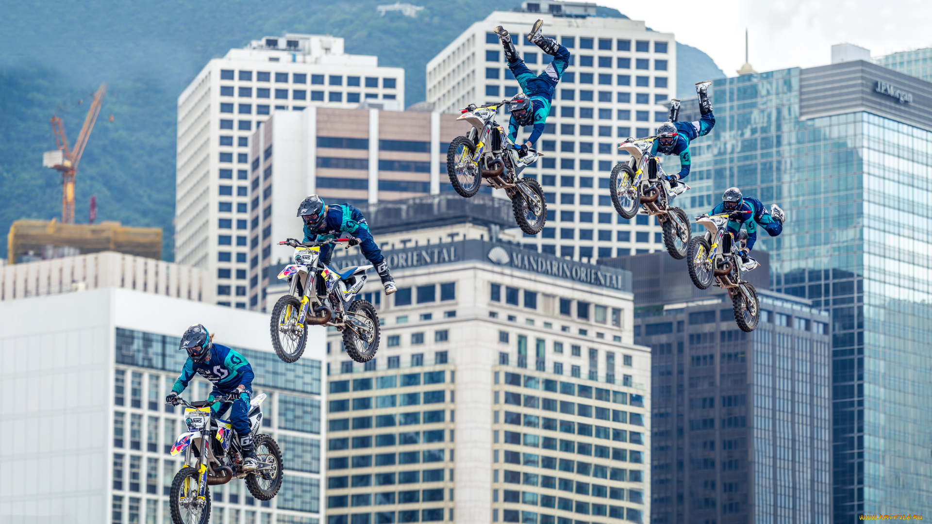 спорт, мотоспорт, байк, гонщик, прыжок