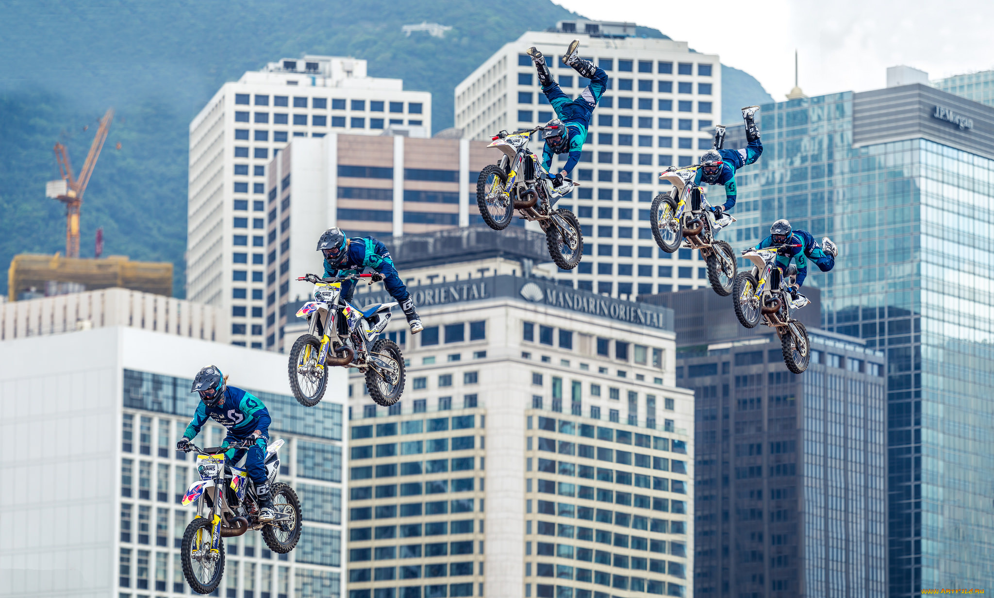 спорт, мотоспорт, байк, гонщик, прыжок