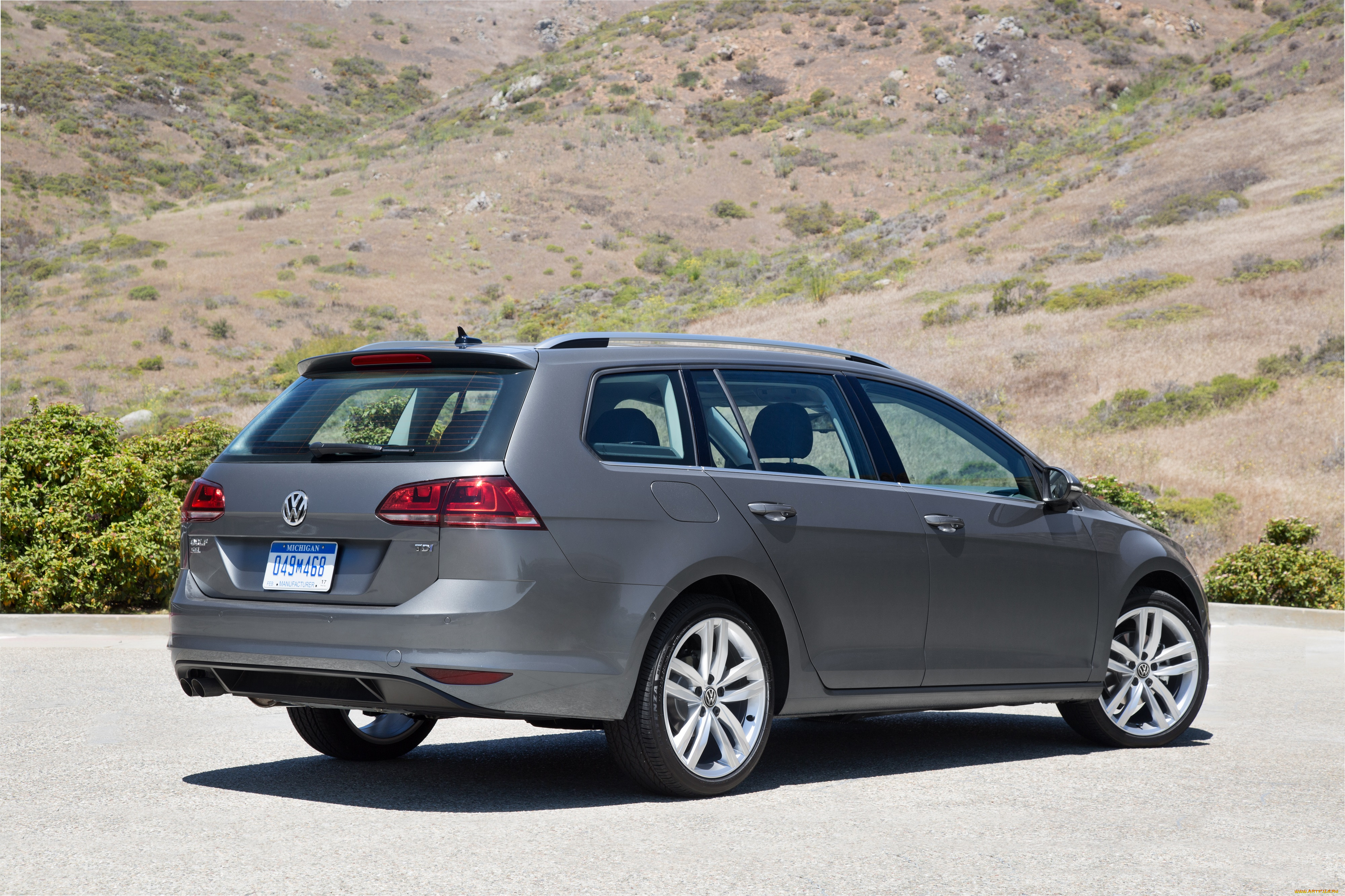 автомобили, volkswagen, 2016г, темный, typ, 5g, us-spec, sportwagen, tdi, golf