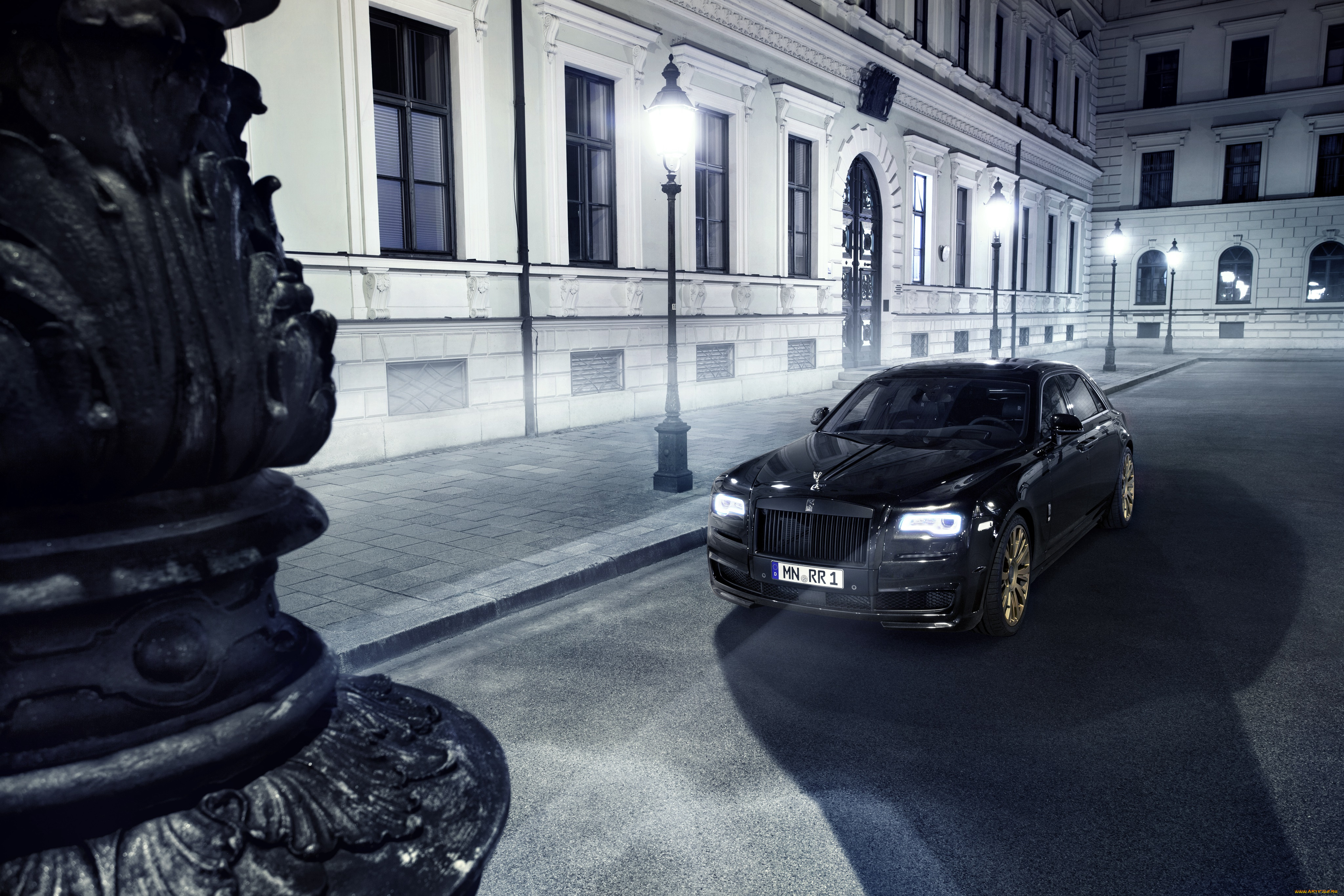 автомобили, rolls-royce, spofec, black, one, 2015г, темный