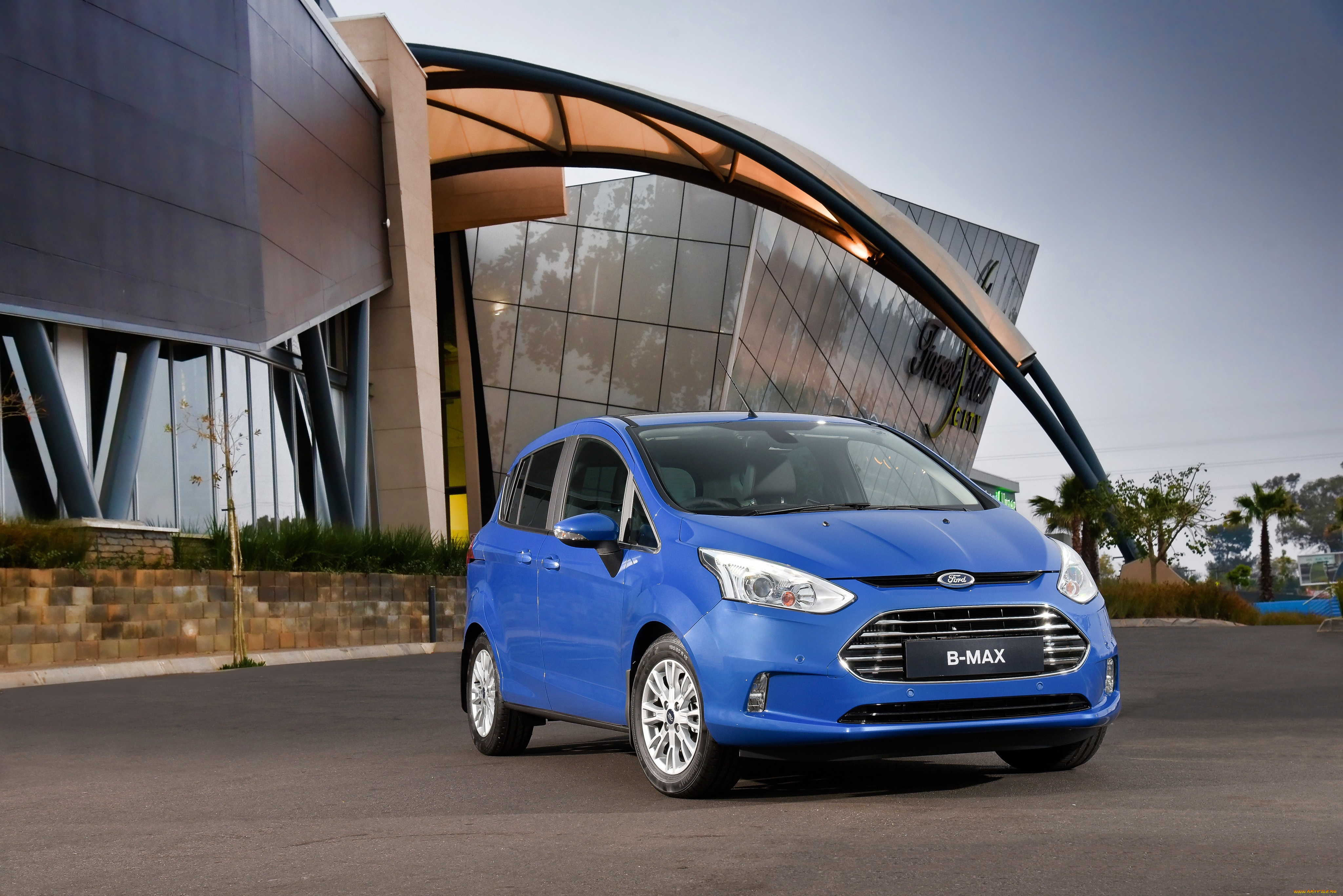 автомобили, ford, синий, 2015г, za-spec, b-max