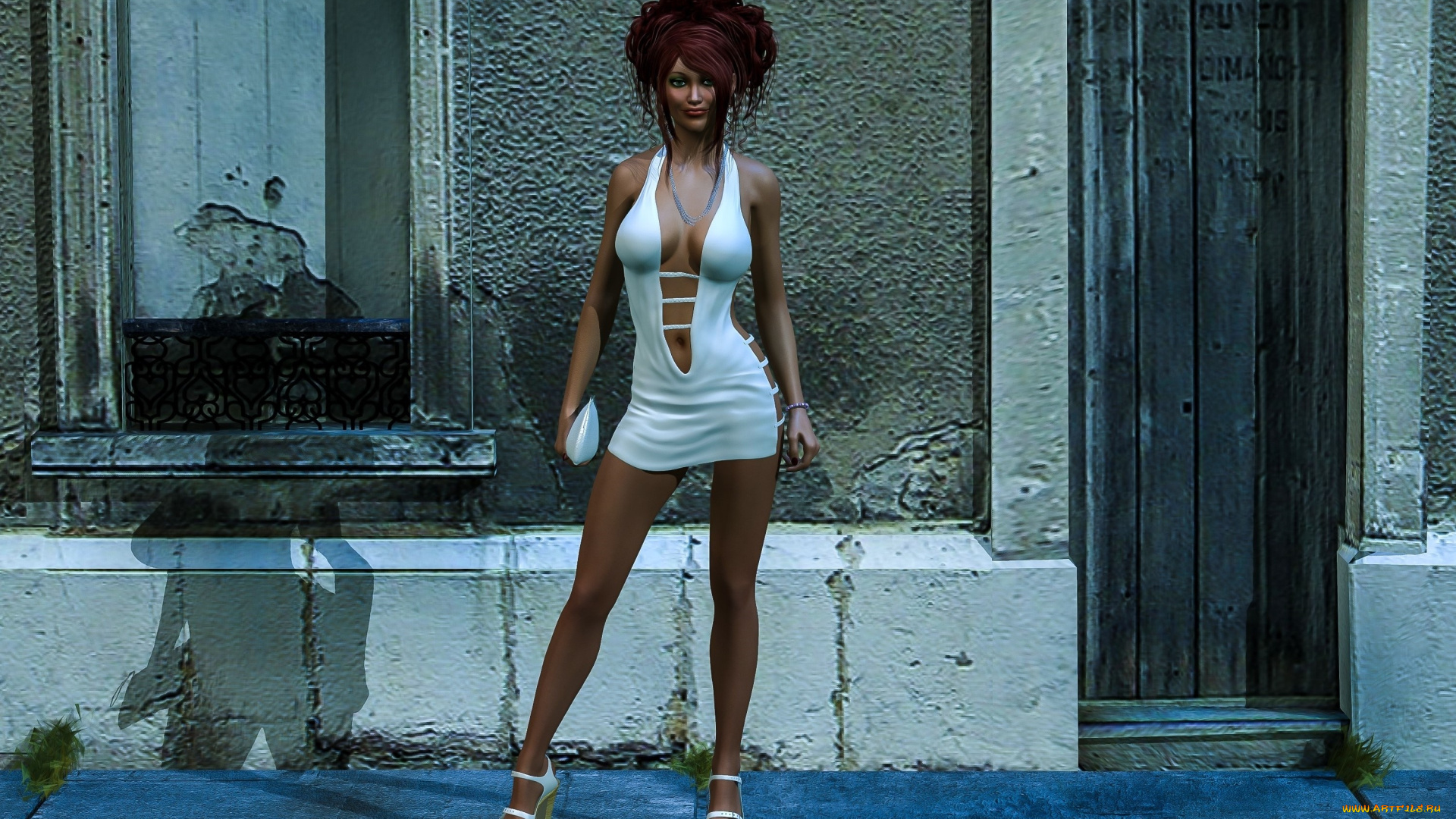 3д, графика, люди, , people, фон, взгляд, девушка