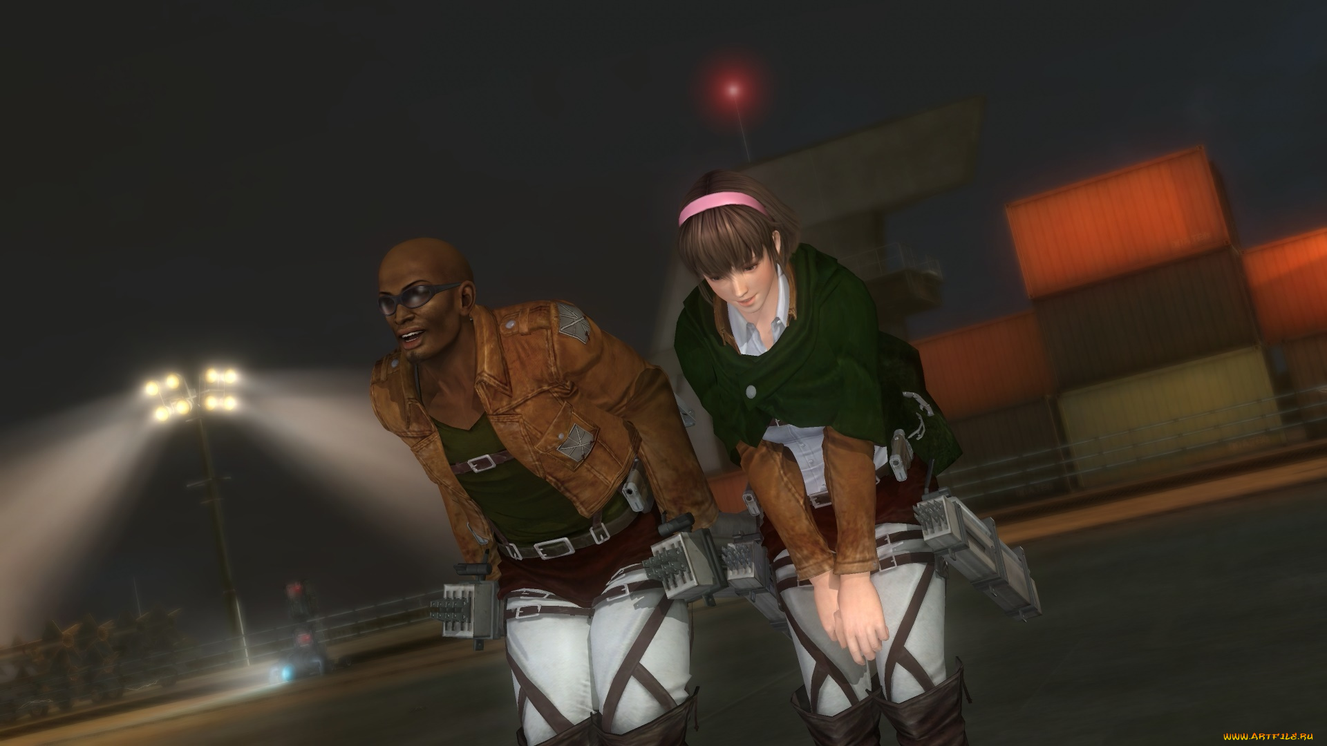 hitomi, and, zack, 3д, графика, аниме, , anime, взгляд, девушка, поза, фон