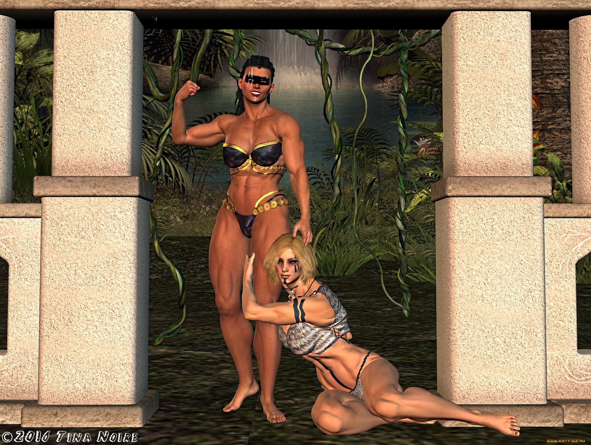 3д, графика, люди, , people, девушка, взгляд, фон