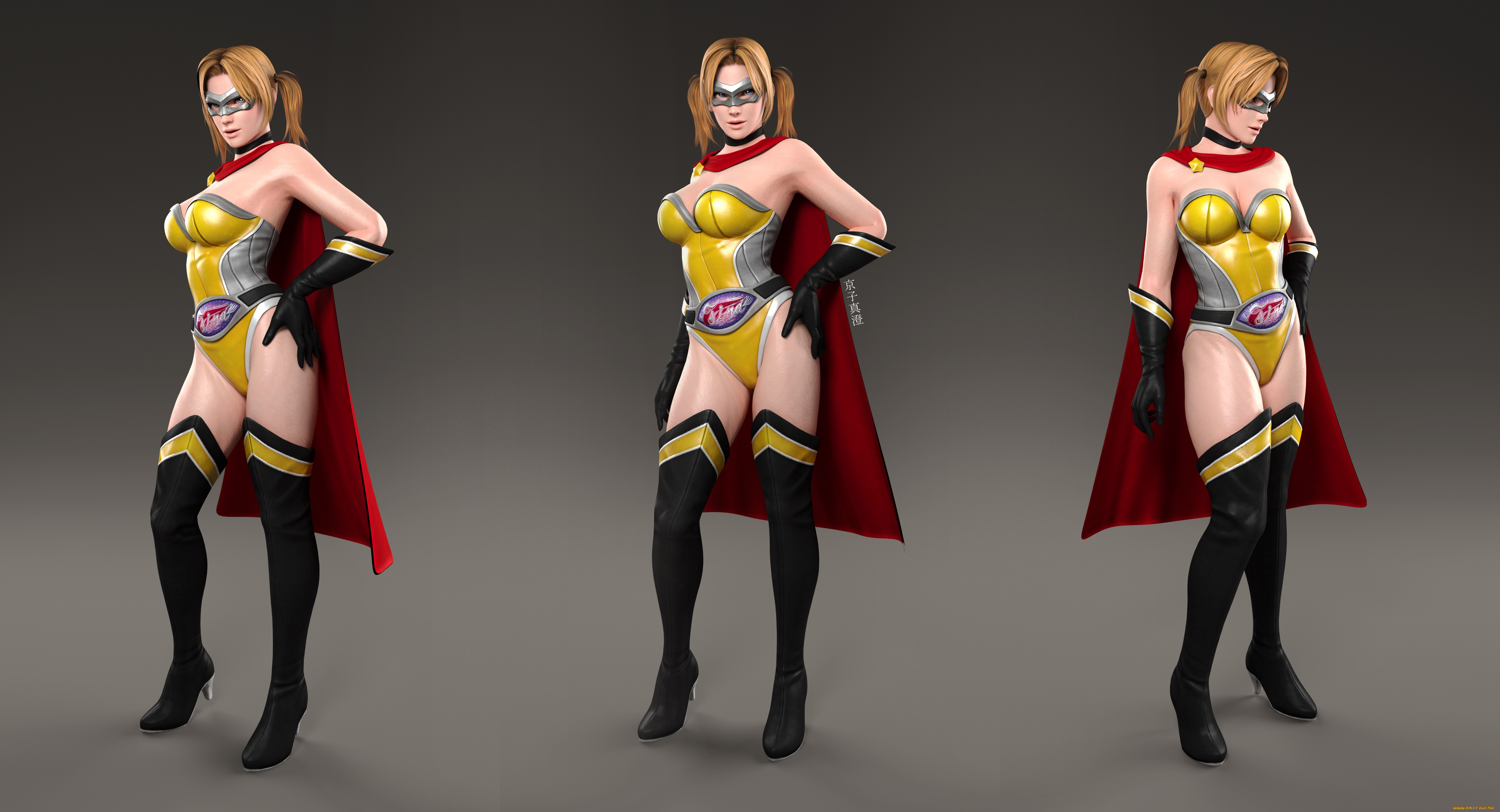 3д, графика, люди, , people, девушка, взгляд, фон