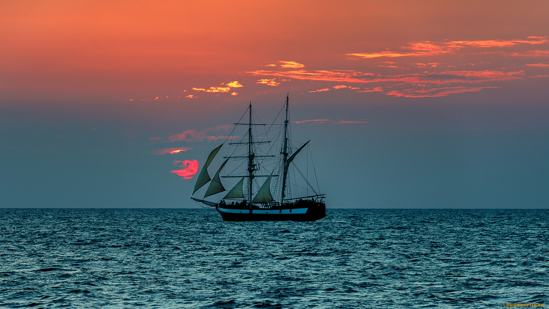 корабли, парусники, мачты, паруса