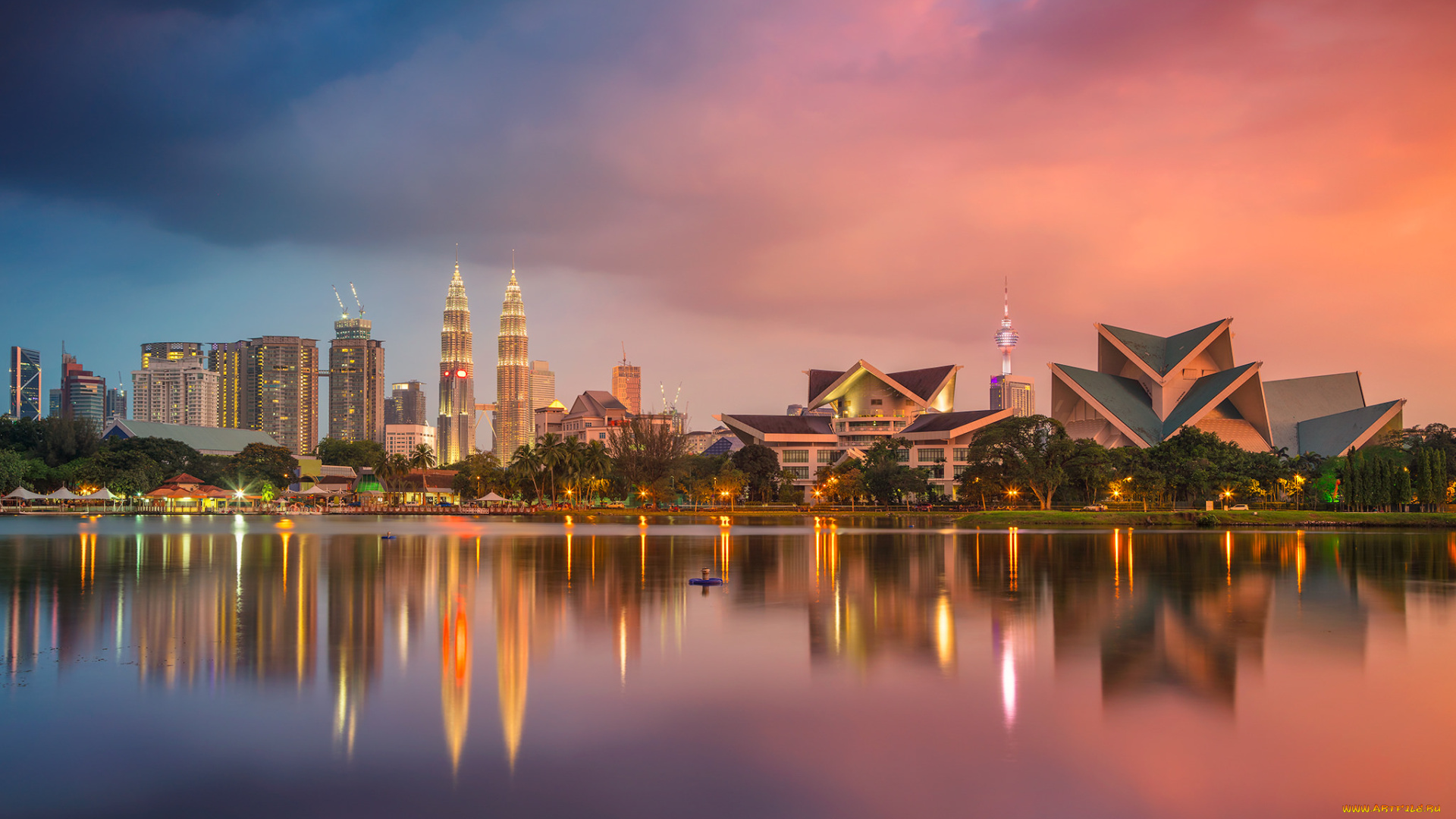 kuala, lumpur, города, куала-лумпур, , малайзия, небоскребы, панорама