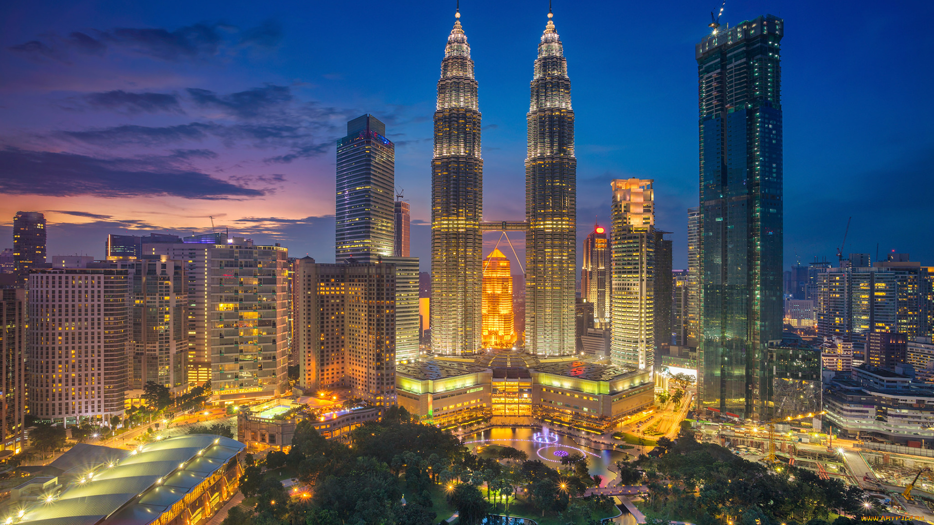 kuala, lumpur, города, куала-лумпур, , малайзия, небоскребы, панорама