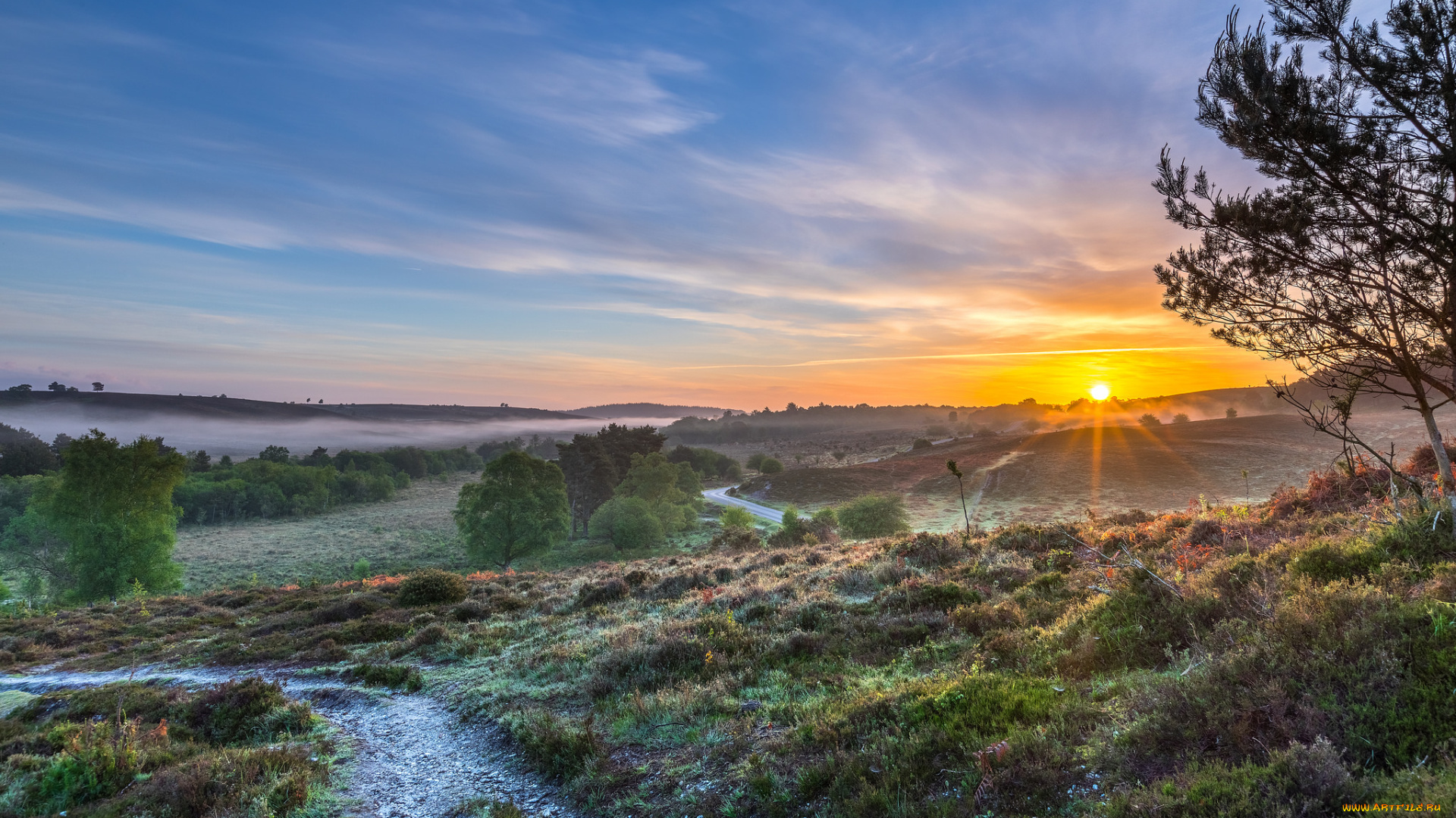природа, восходы, закаты, рассвет
