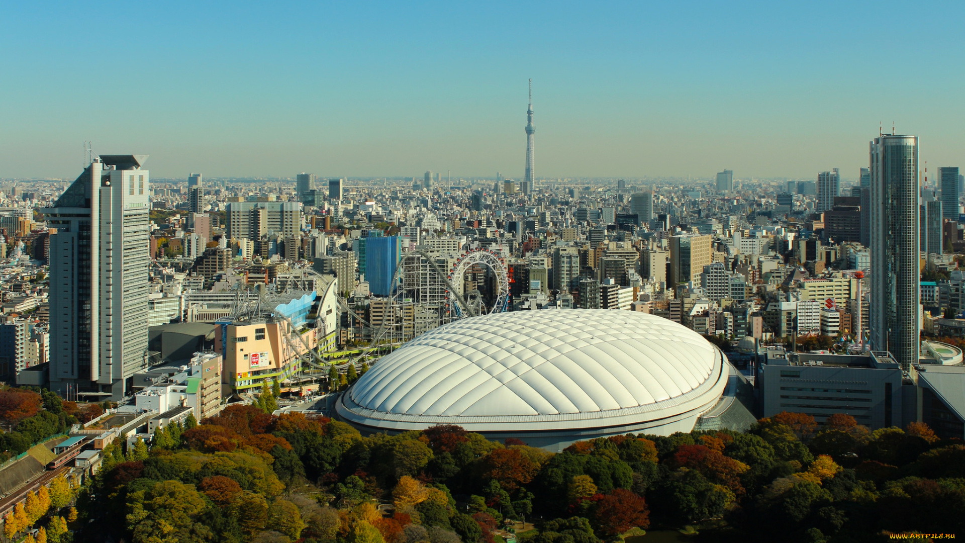 tokyo, города, токио, , Япония, небоскребы, панорама