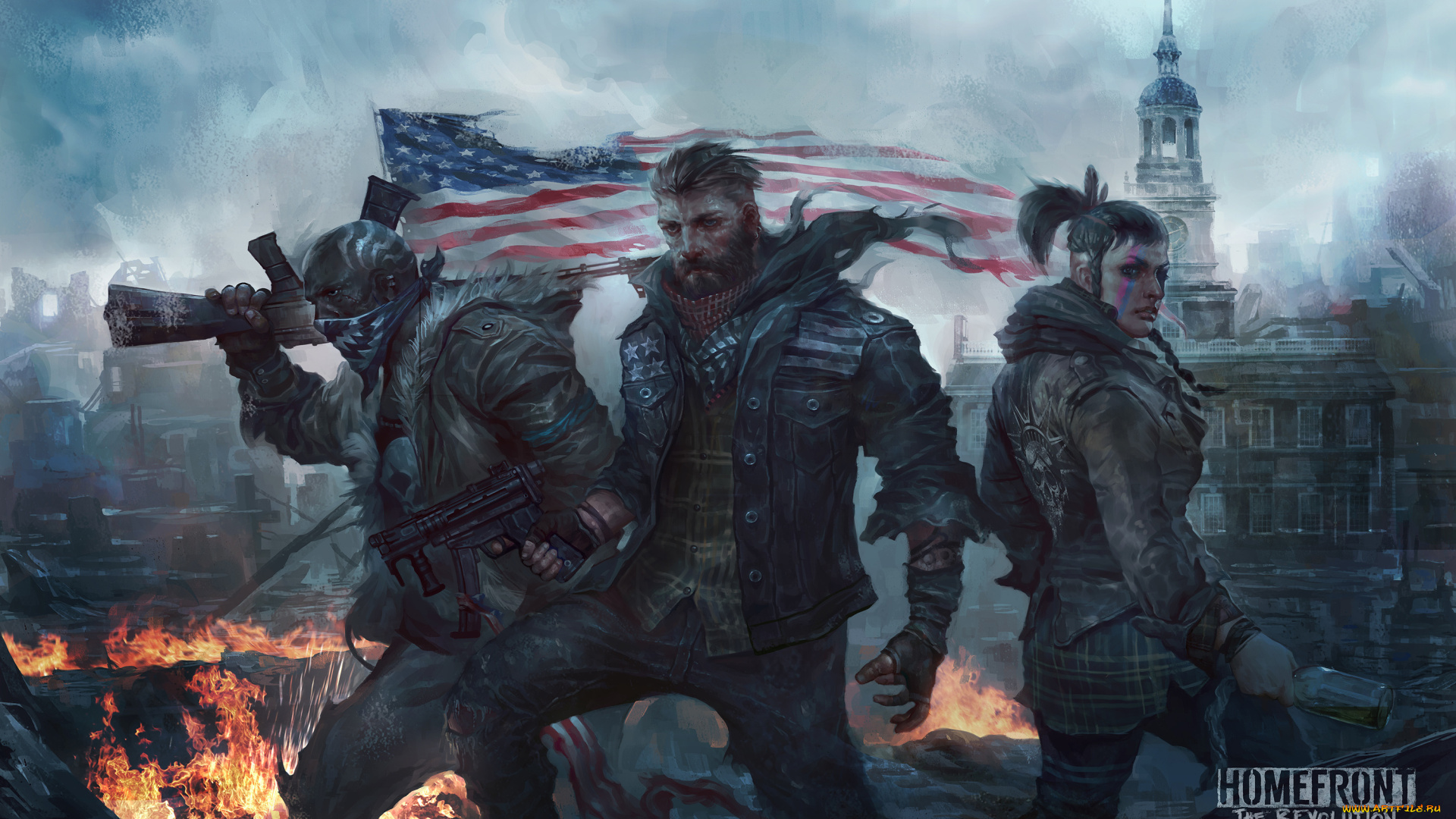 видео, игры, homefront, , the, revolution, action, the, revolution, шутер